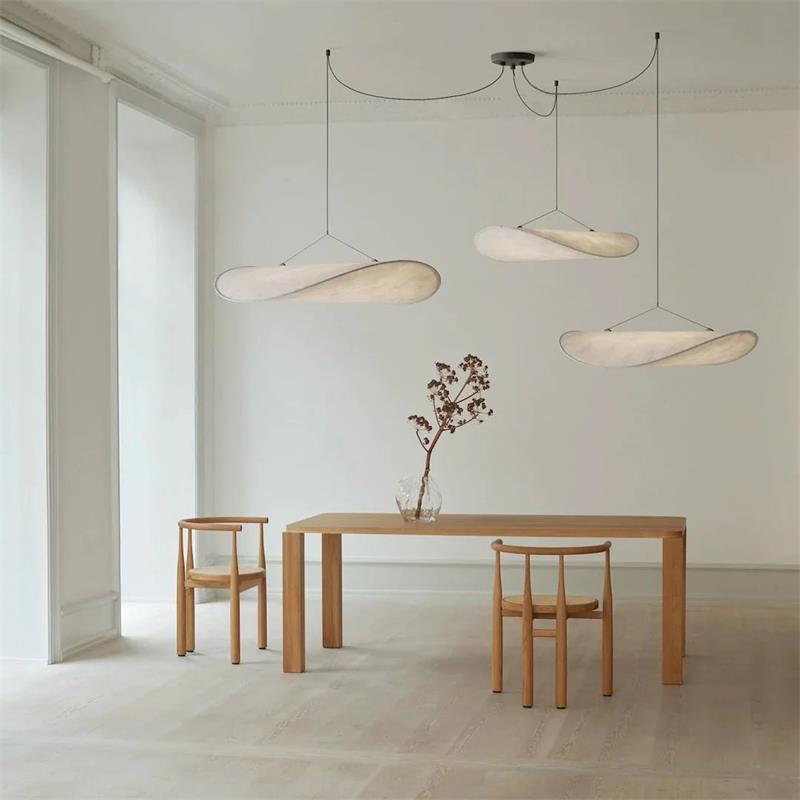 Elsolir Modern Minimalist Paper Pendant Lamp - Lamp Copper