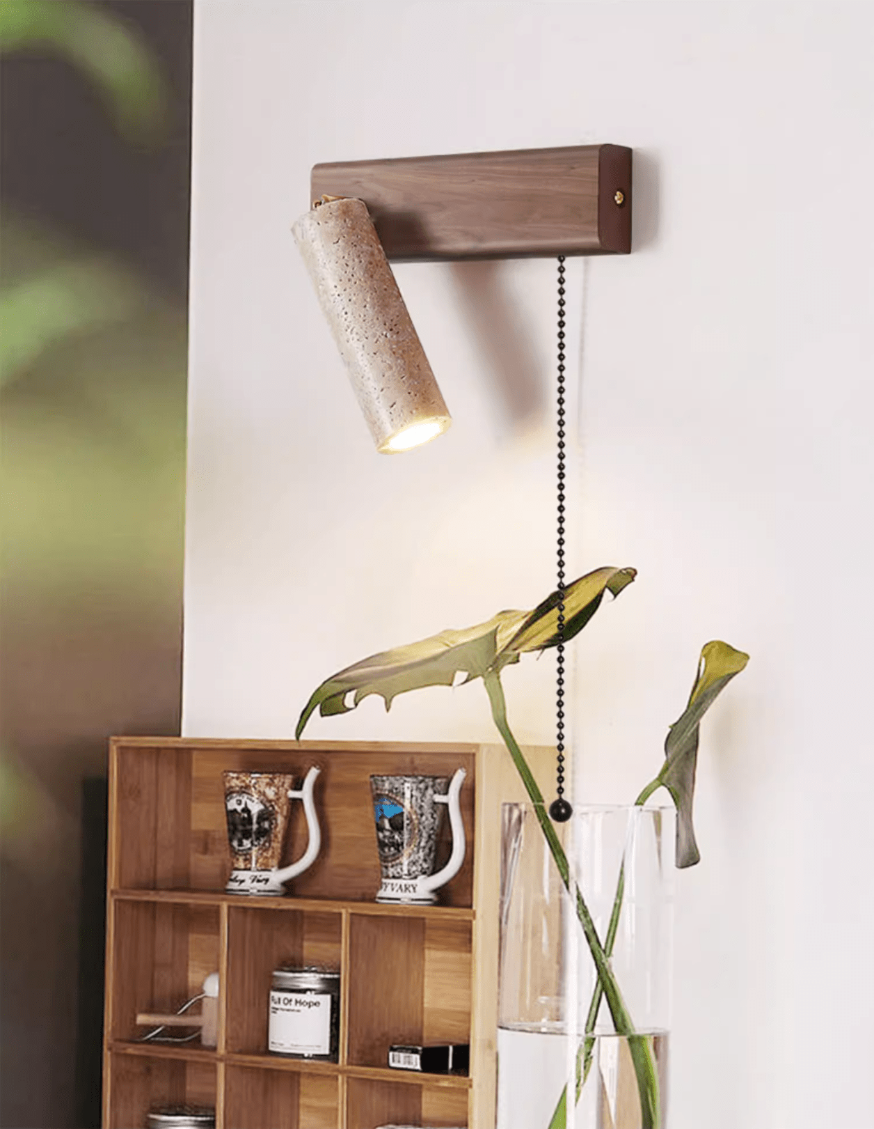 Terra Moderne Minimaliste Poutre Tirette Applique Murale Lumière