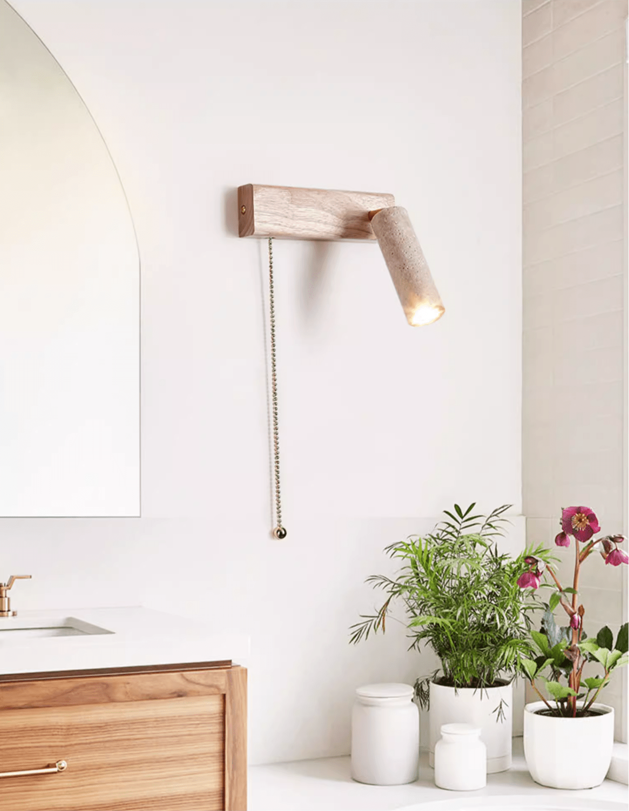 Terra Moderne Minimaliste Poutre Tirette Applique Murale Lumière