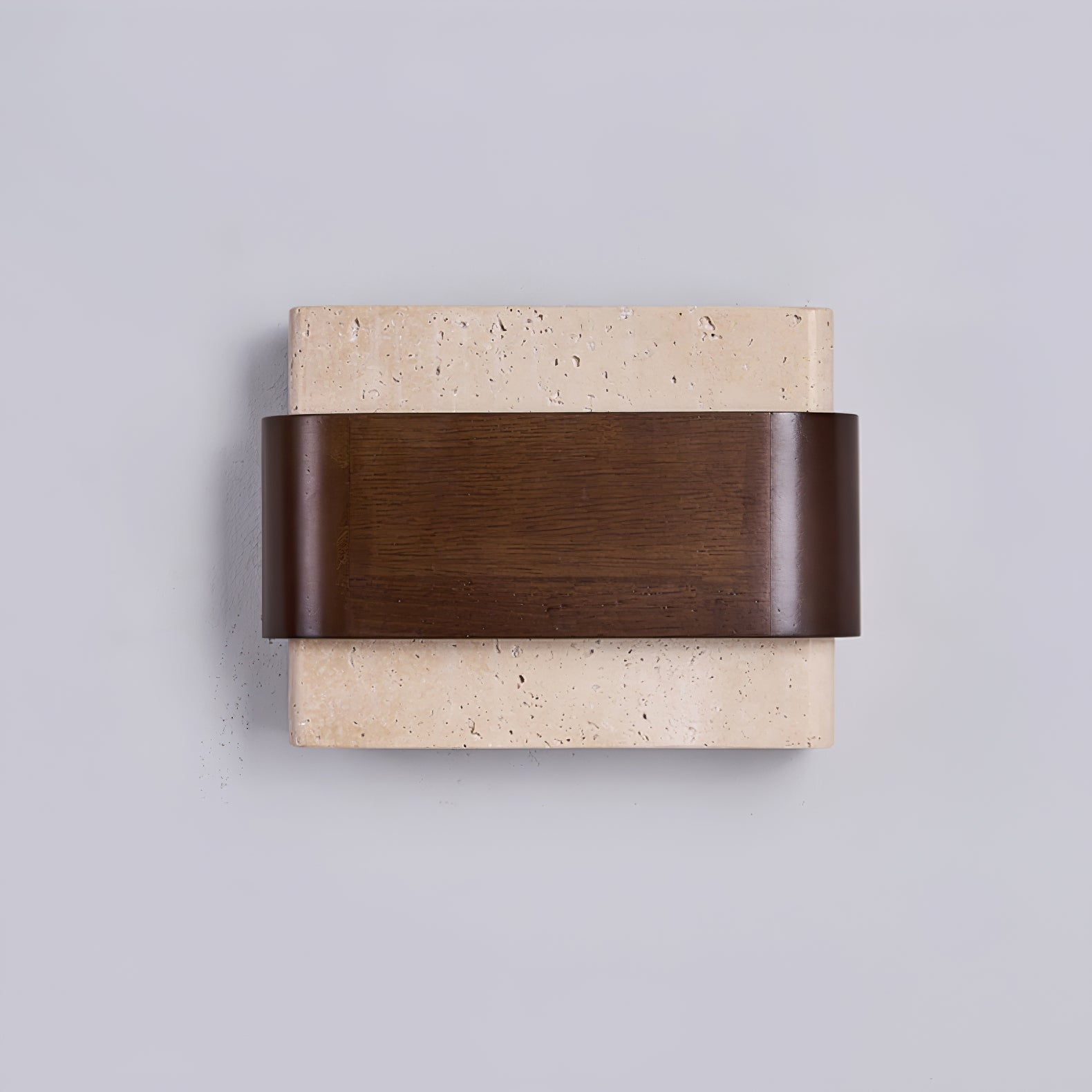 Ulnoros Paneled Travertine Wall Light - Letslighting
