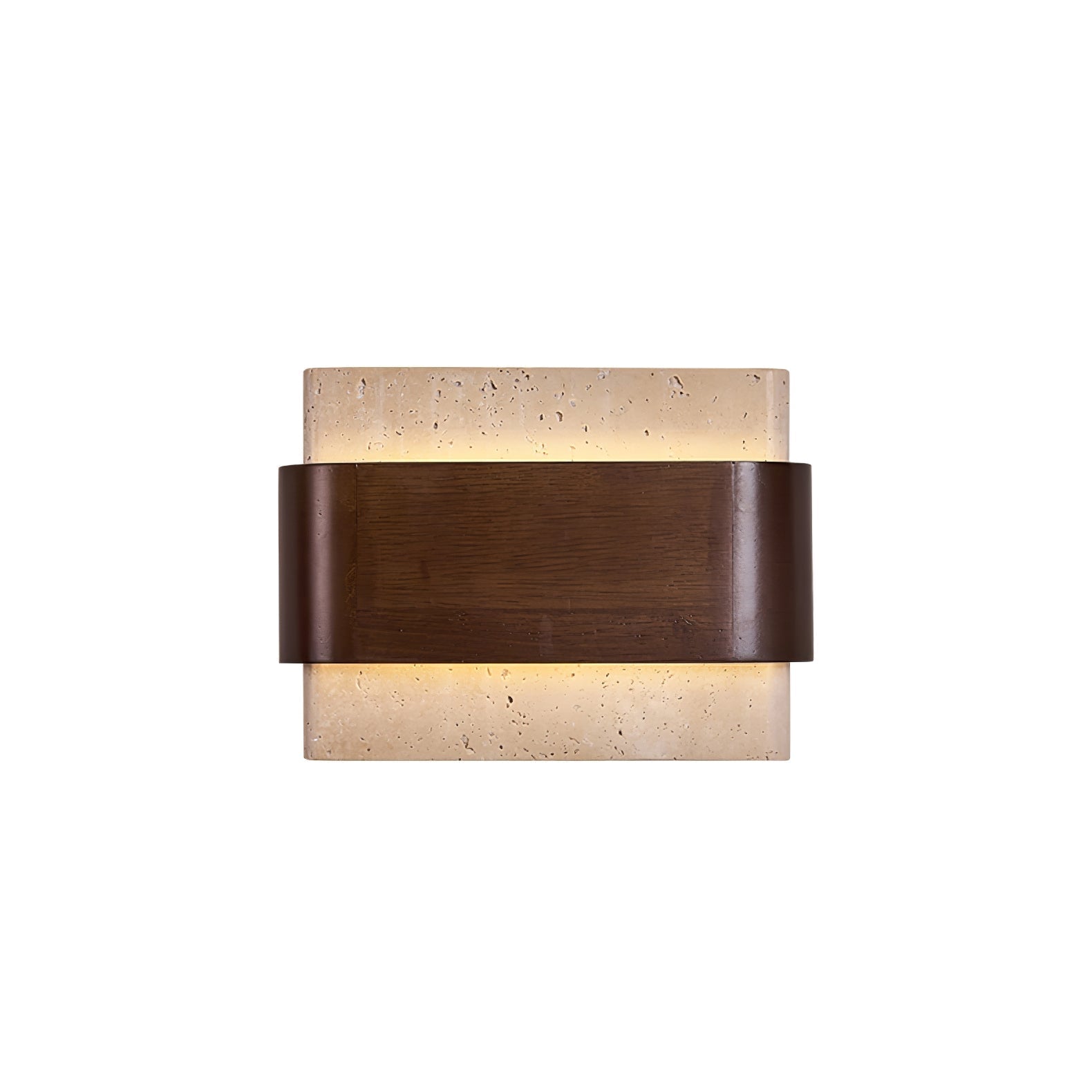 Ulnoros Paneled Travertine Wall Light - Letslighting
