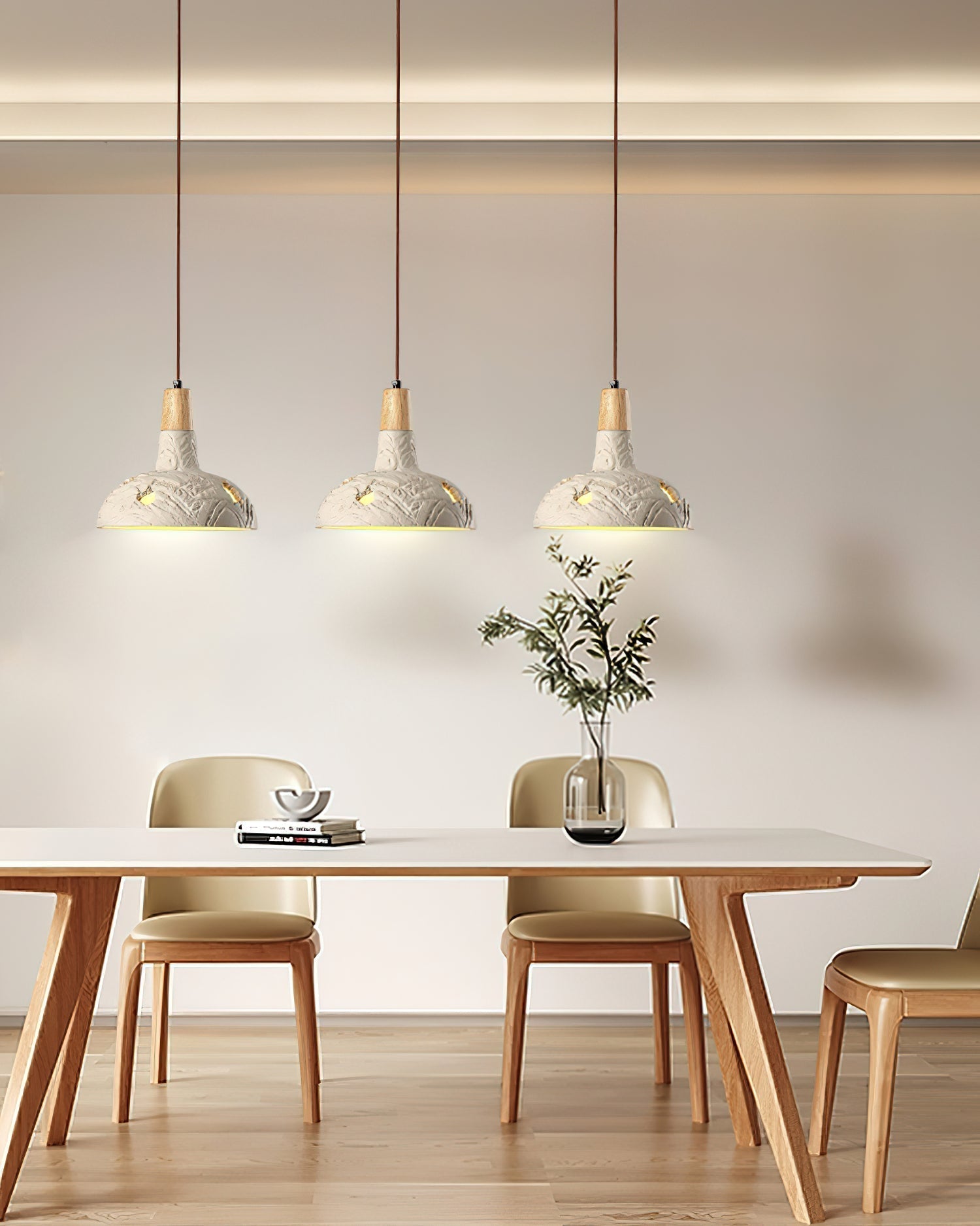 Cement Carve Pendant Lamp - Blowlighting