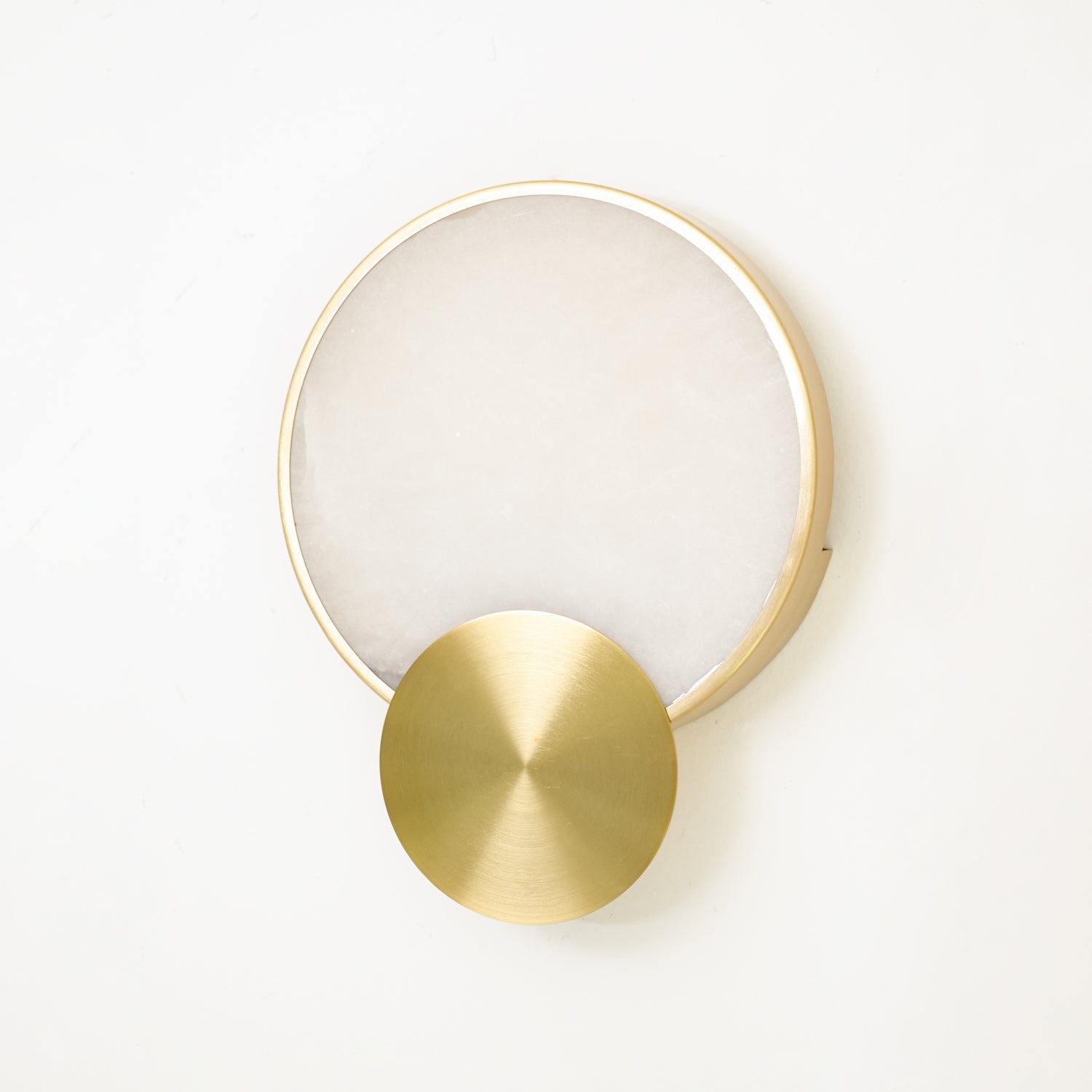 Myvelarae Circular Alabaster Wall Light - Letslighting