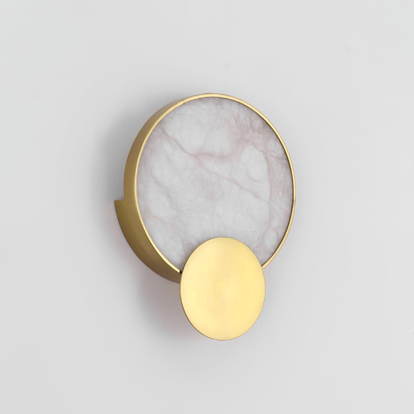 Myvelarae Circular Alabaster Wall Light - Letslighting
