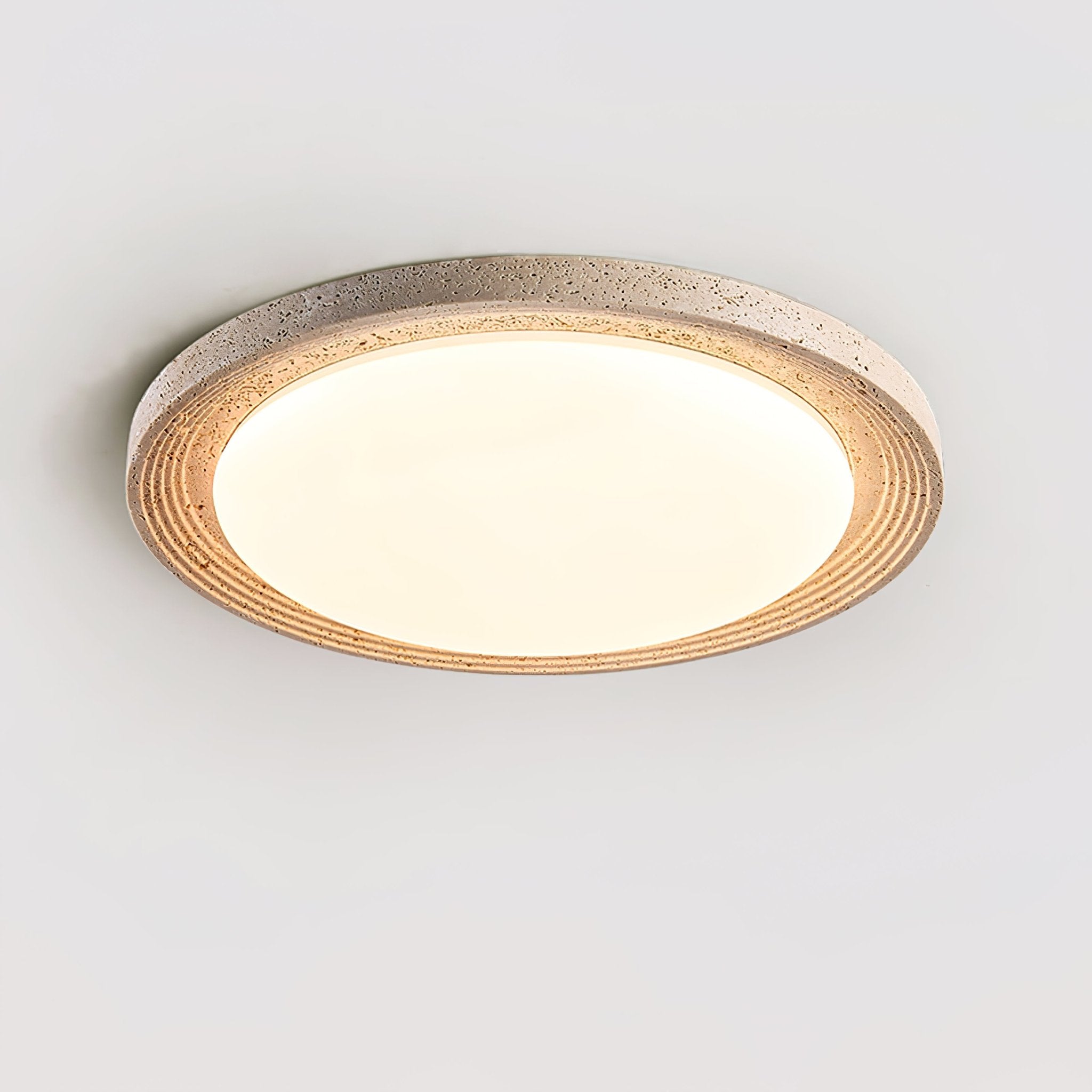 Orinir Minimalist Travertine Ceiling Light - Letslighting