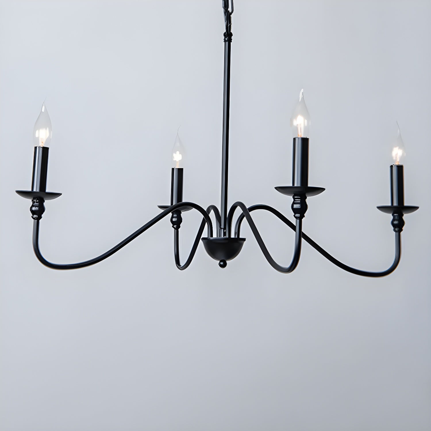 Timeless Gold Candle Chandelier - Blowlighting