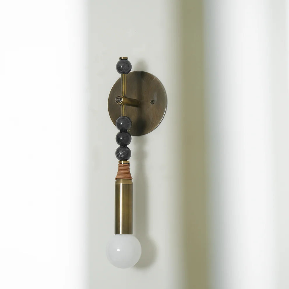 Epoch Vintage Unusual Marble Wall Light Fixture Bedroom Hallway