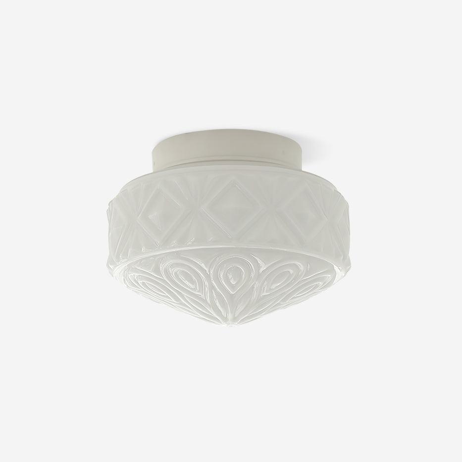 Evale Frosted Glass Flush Mount Ceiling Light - Letslighting