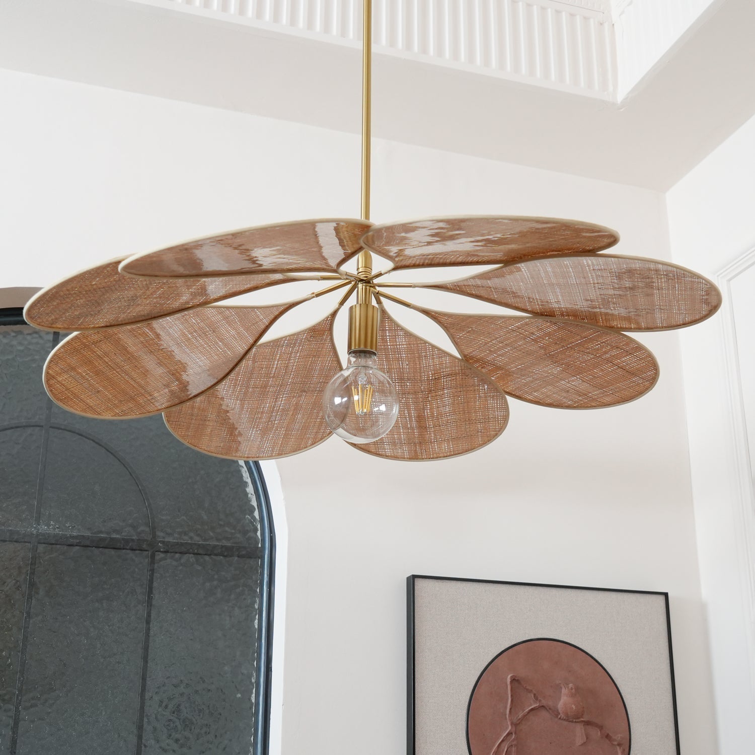 Tory Pendant Lamp Bloom Rattan - Letslighting