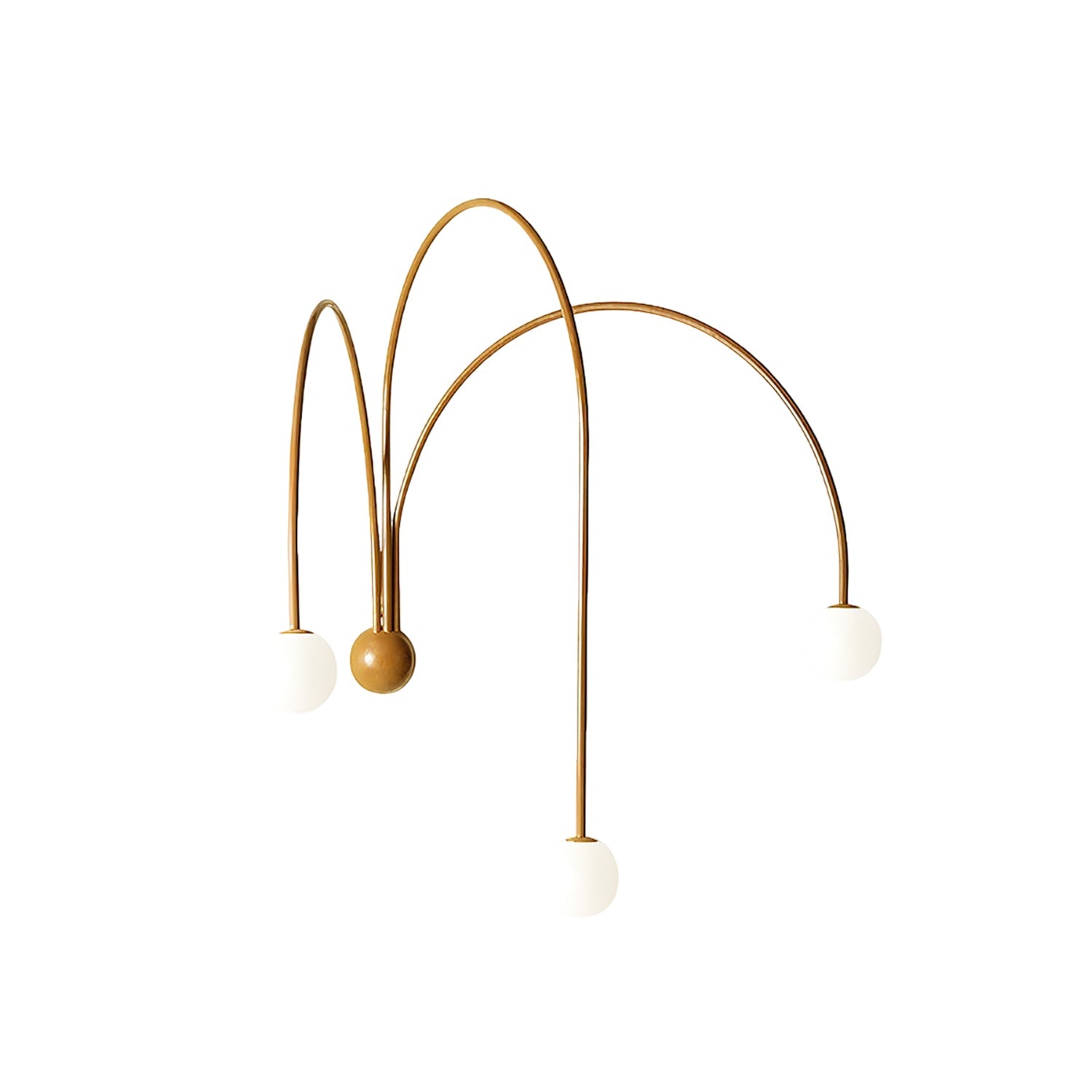 Gran Moderne Minimaliste Verre Fer Applique Murale Lampe