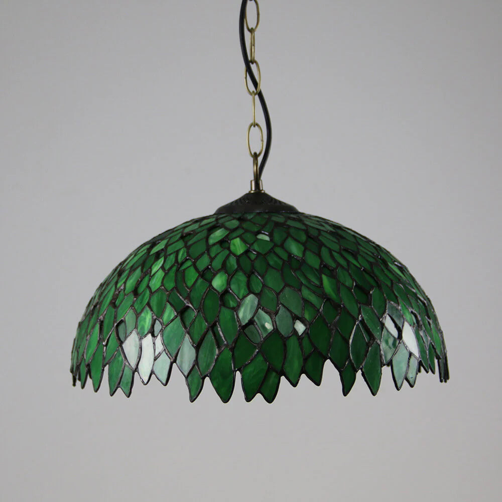 Tiffany Rétro Rond Colorée Suspension Verre Chambre À Coucher/Bar