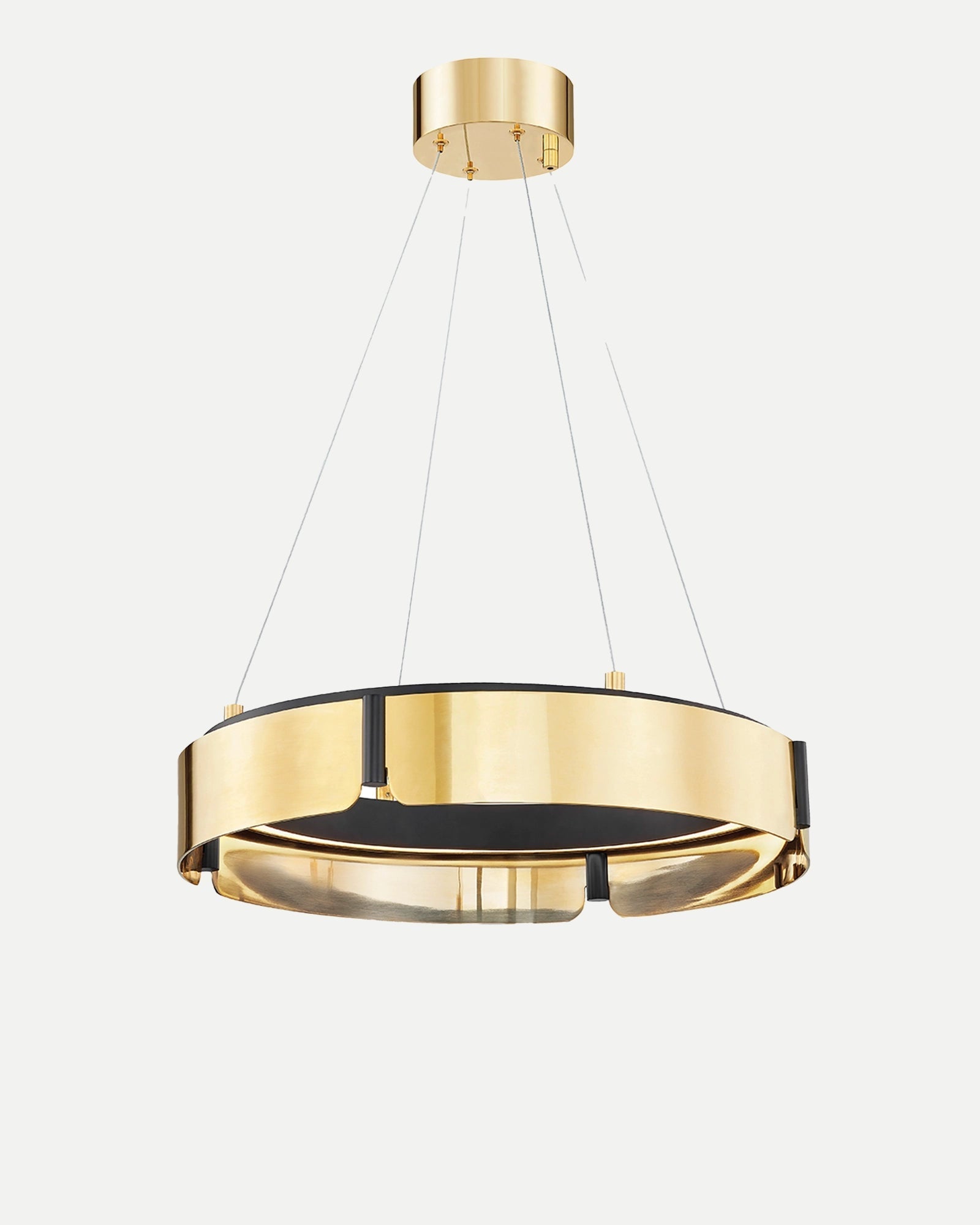 Alraeion Modern Minimalist Metal Chandelier - Lamp Copper