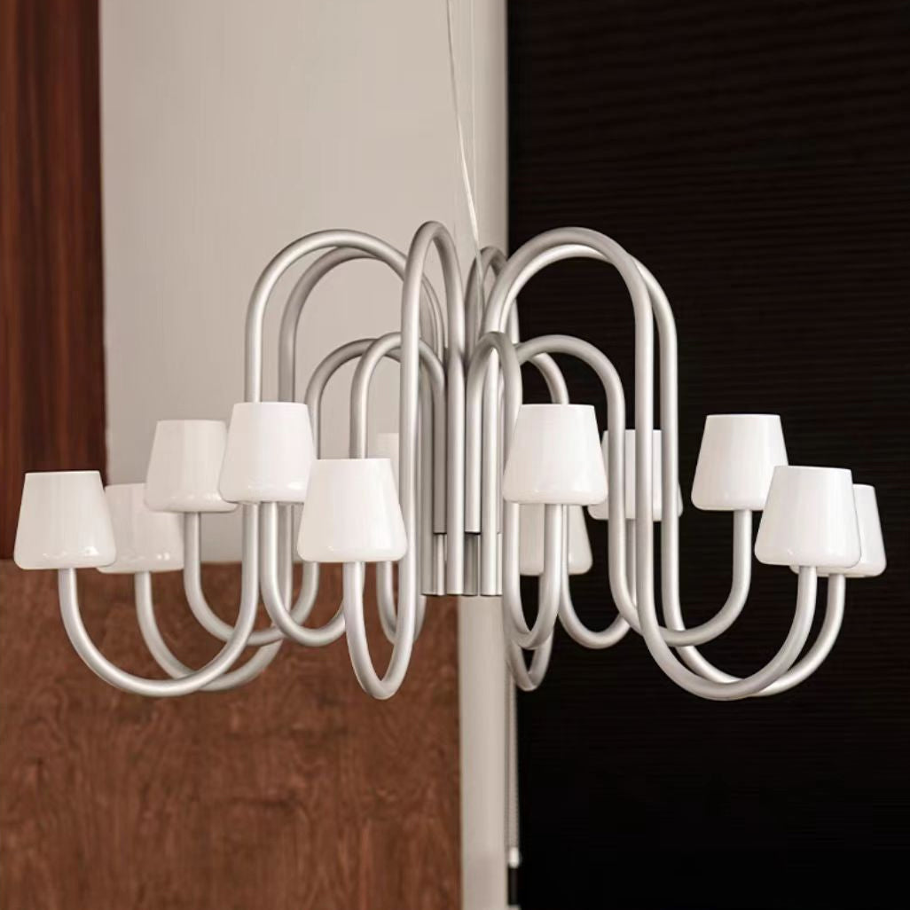 Arco Chandelier Glass - Letslighting