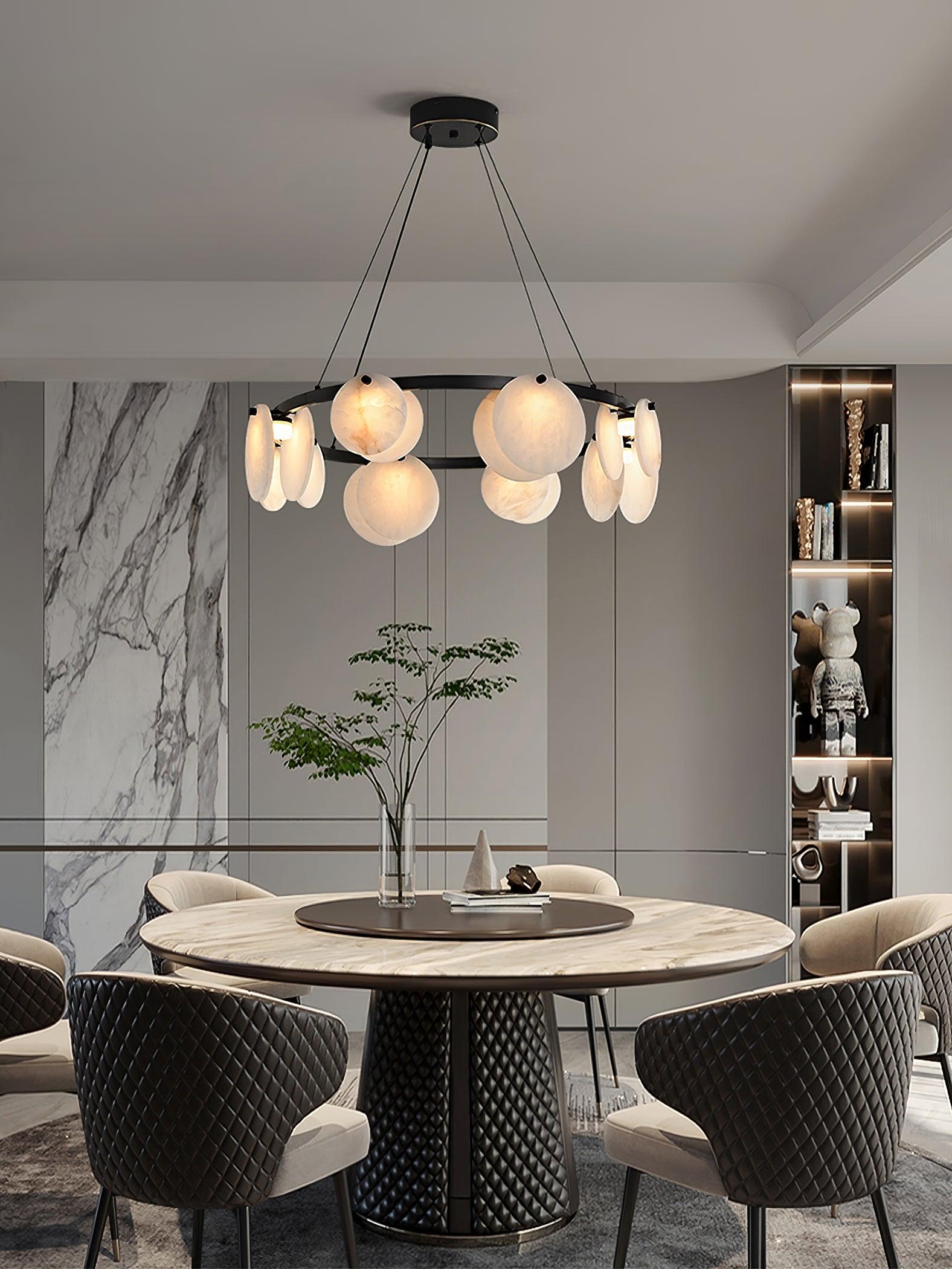 Olveneth Alabaster Chandelier - Letslighting