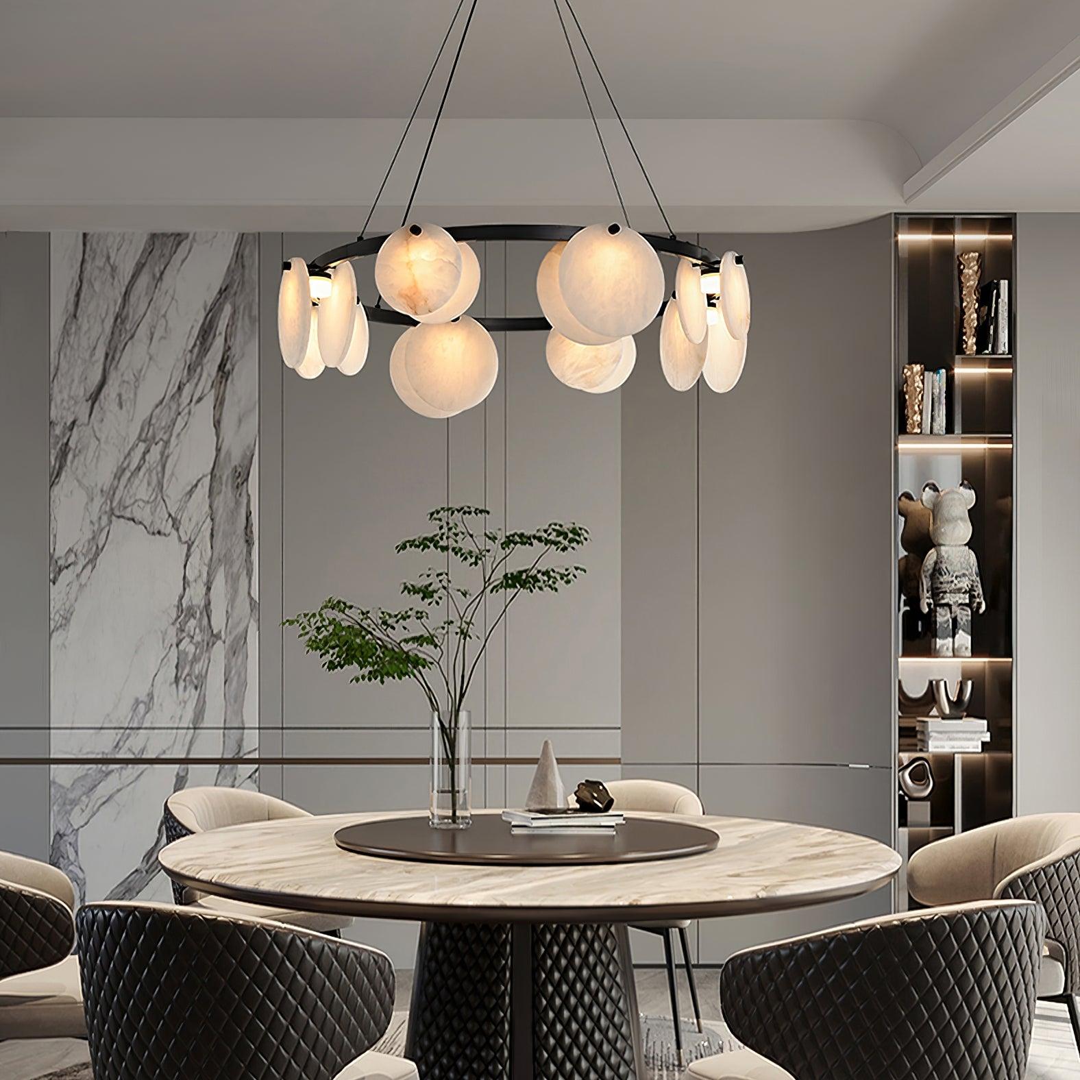 Olveneth Alabaster Chandelier - Letslighting