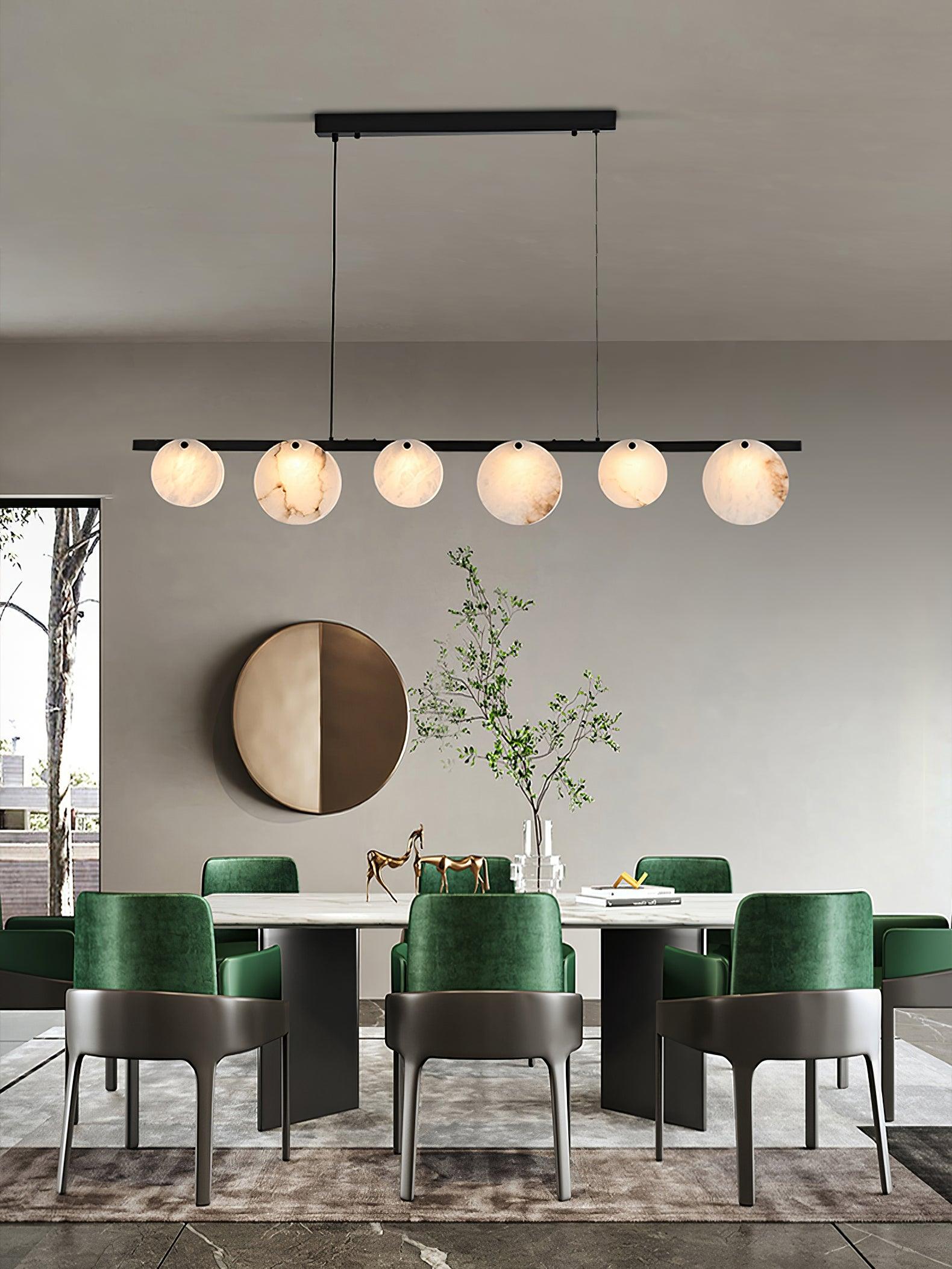 Olirel Linear Alabaster Pendant Light - Letslighting