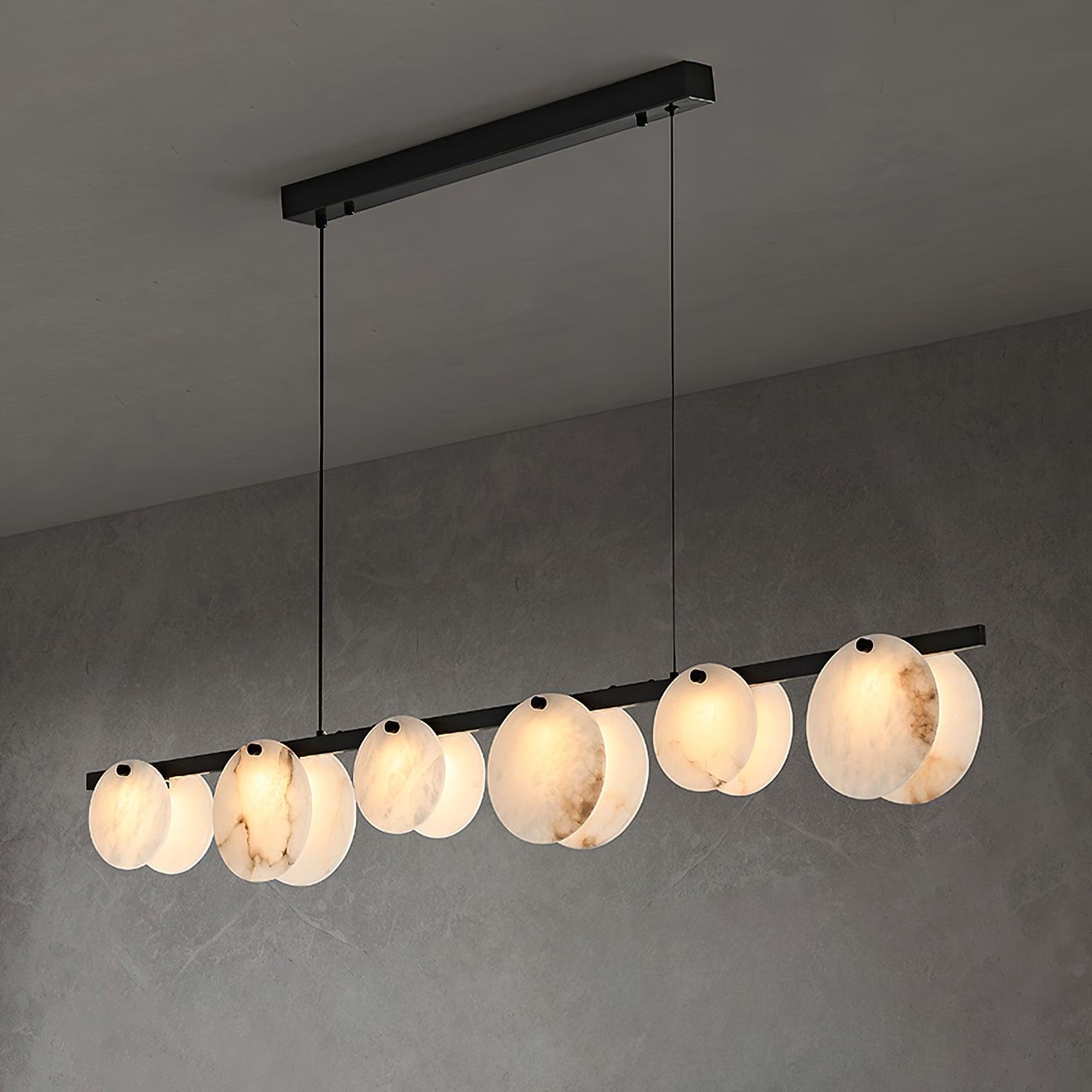 Olirel Linear Alabaster Pendant Light - Letslighting