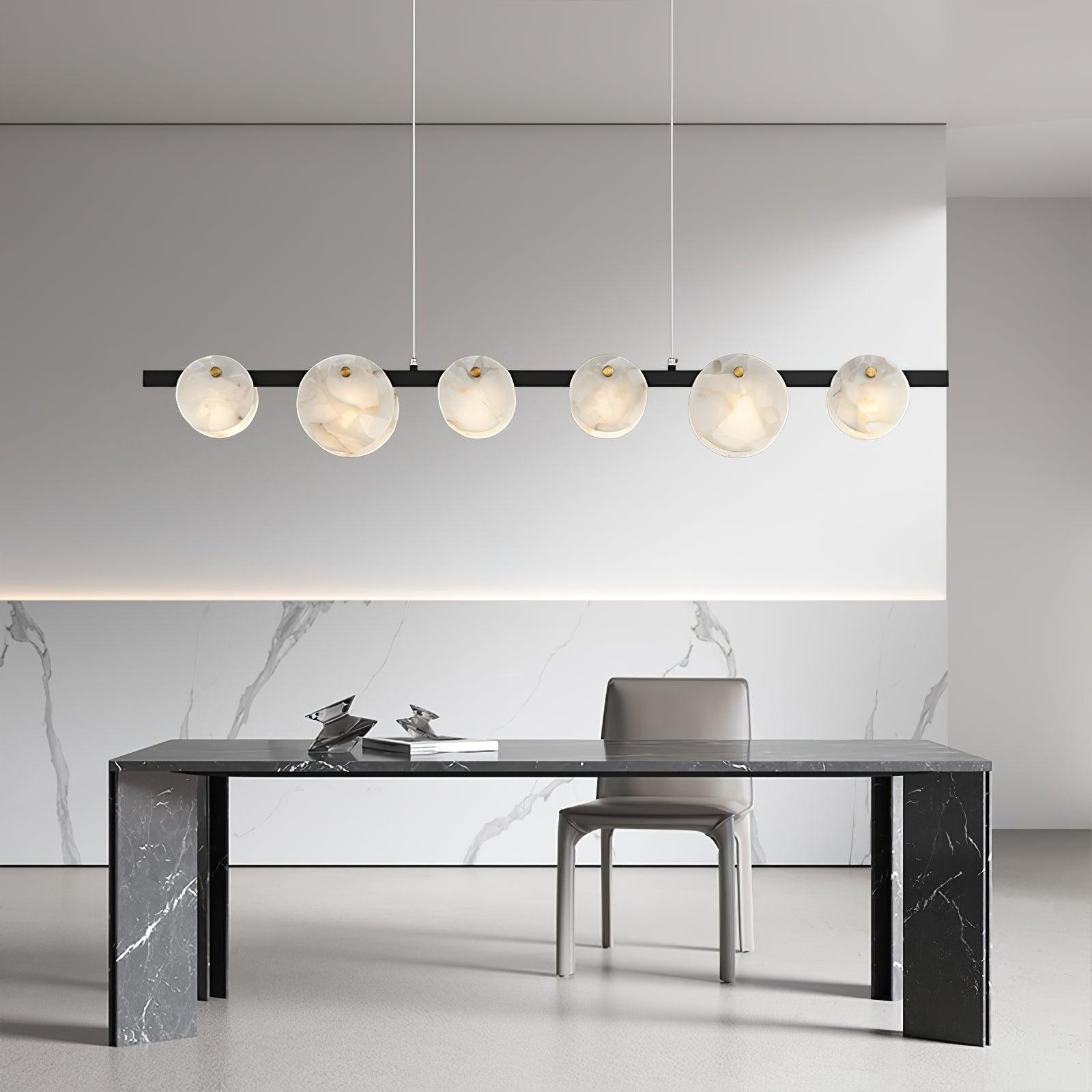 Olirel Linear Alabaster Pendant Light - Letslighting