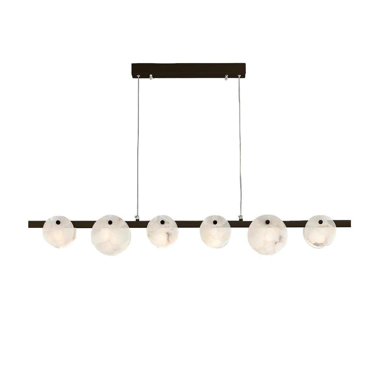 Olirel Linear Alabaster Pendant Light - Letslighting