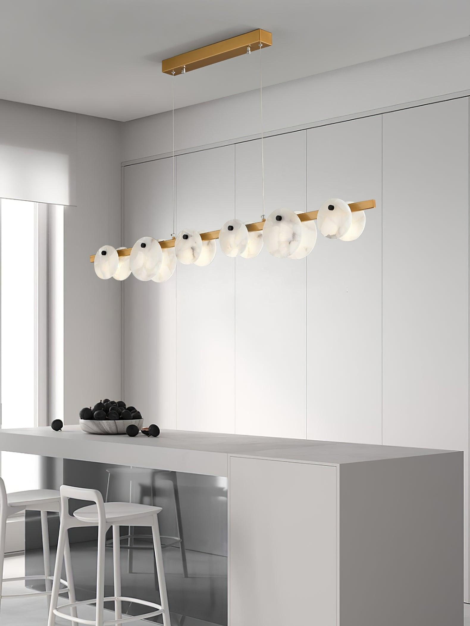 Olirel Linear Alabaster Pendant Light - Letslighting