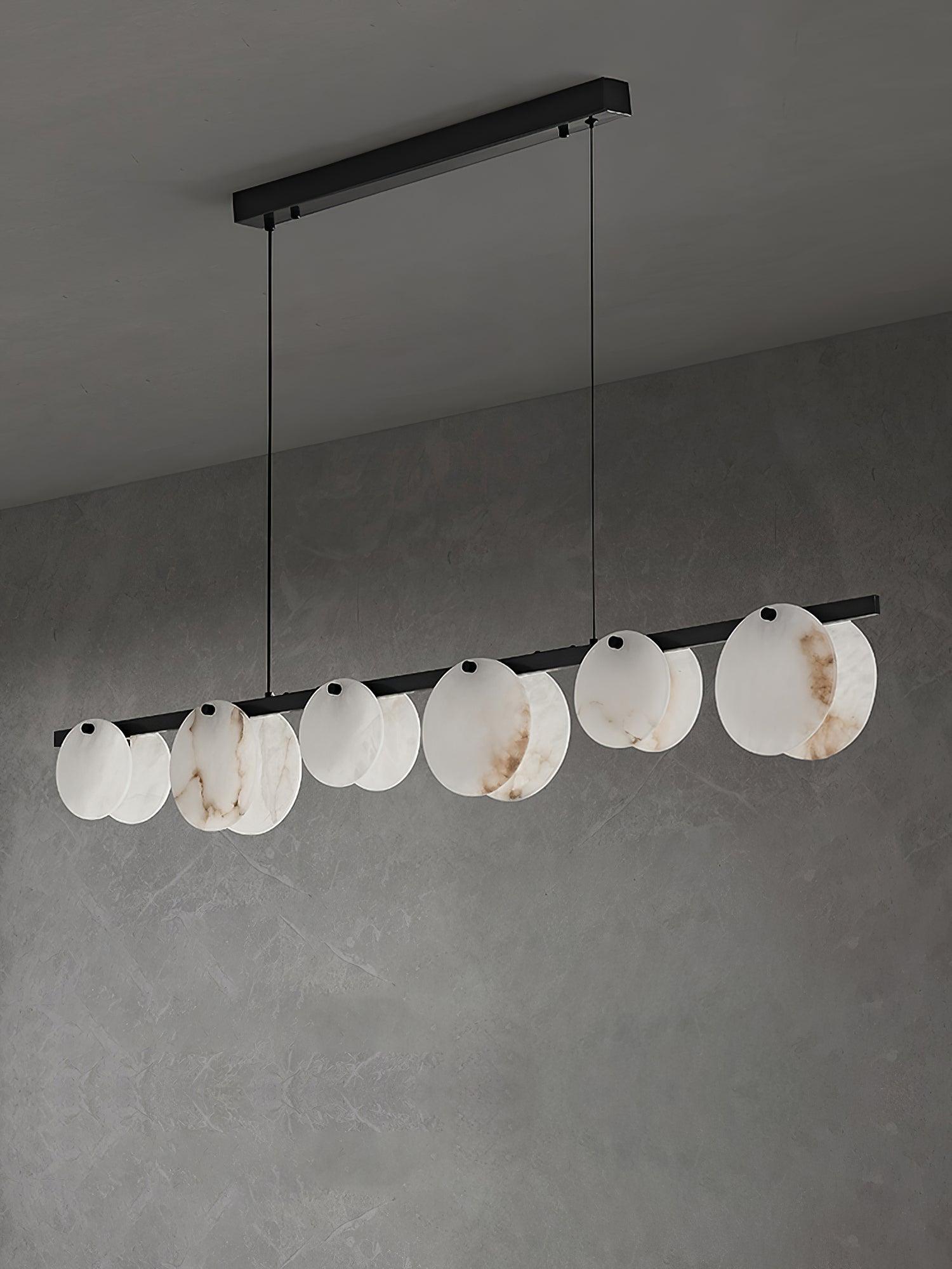 Olirel Linear Alabaster Pendant Light - Letslighting