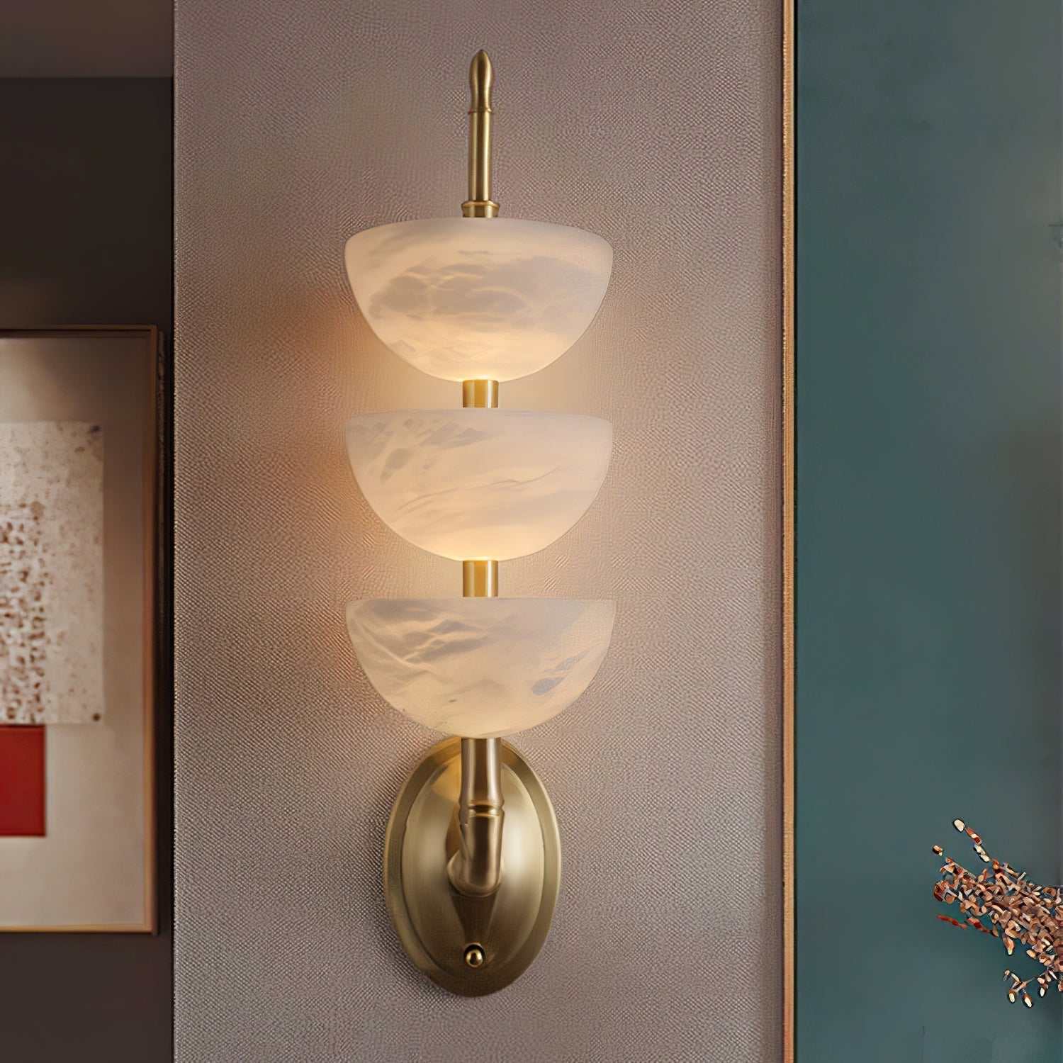 Ulmiraris Alabaster Wall Light - Letslighting