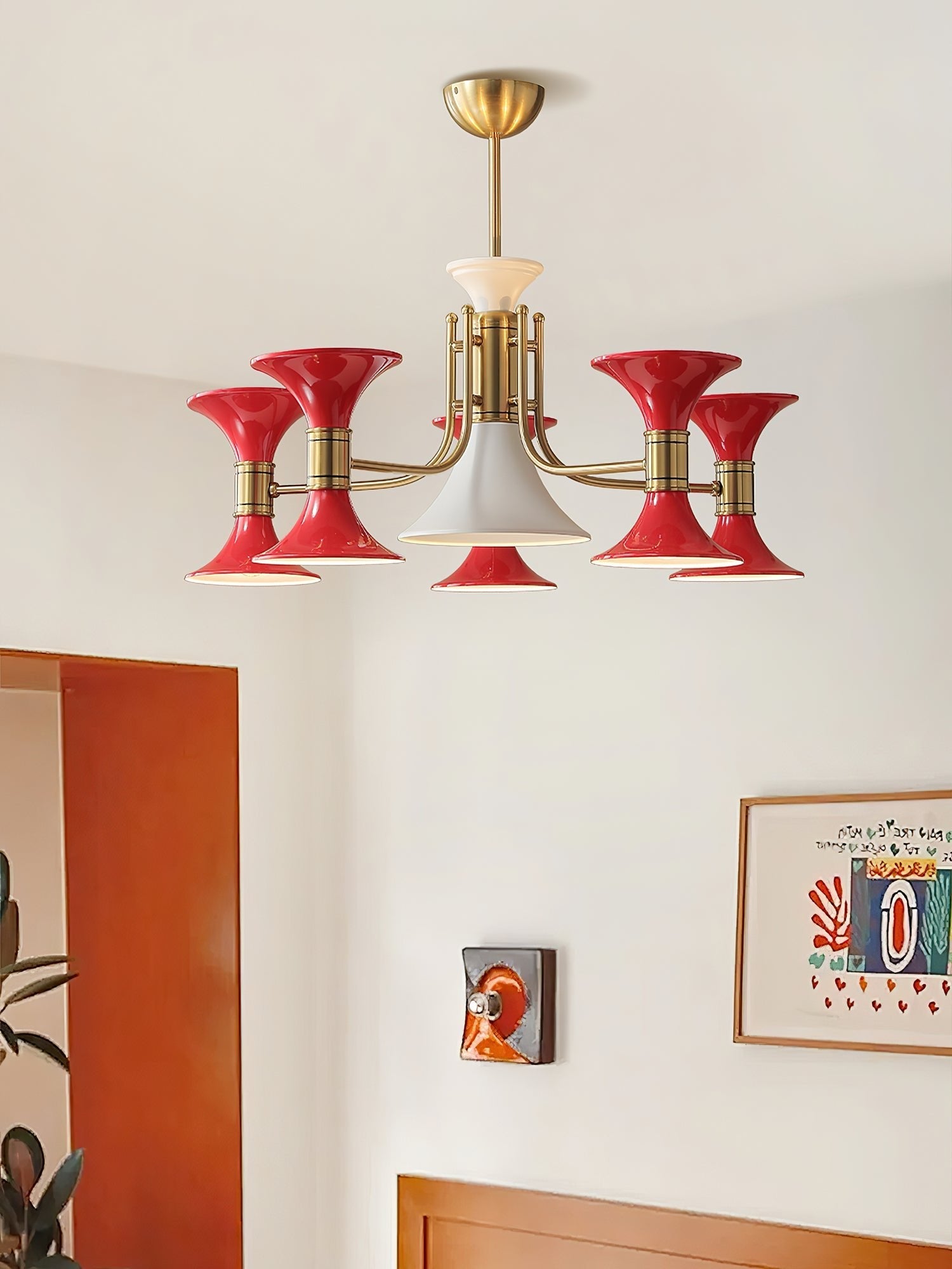 Tromina Moderne Luxe Art Fer Lustre