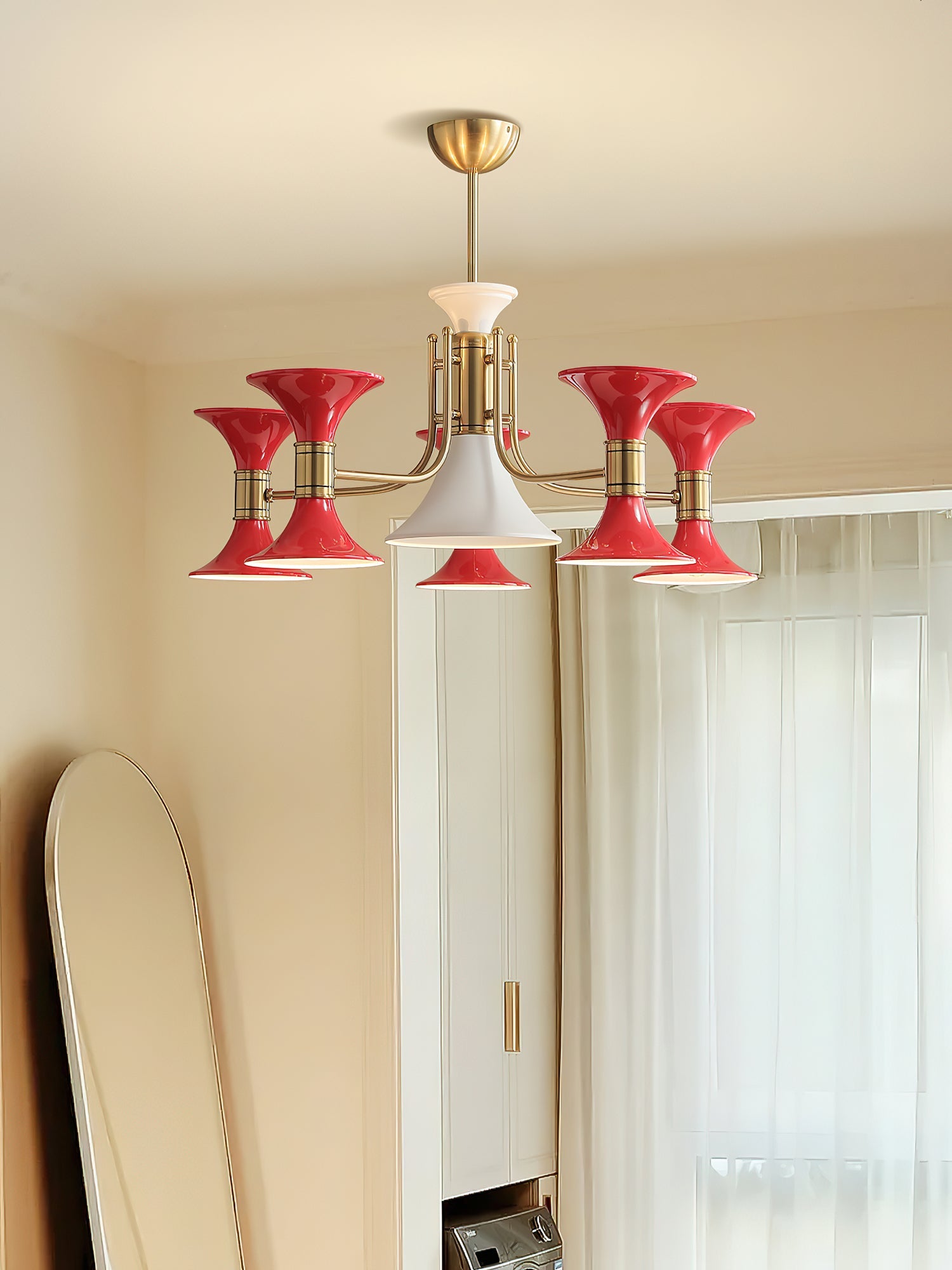 Tromina Moderne Luxe Art Fer Lustre