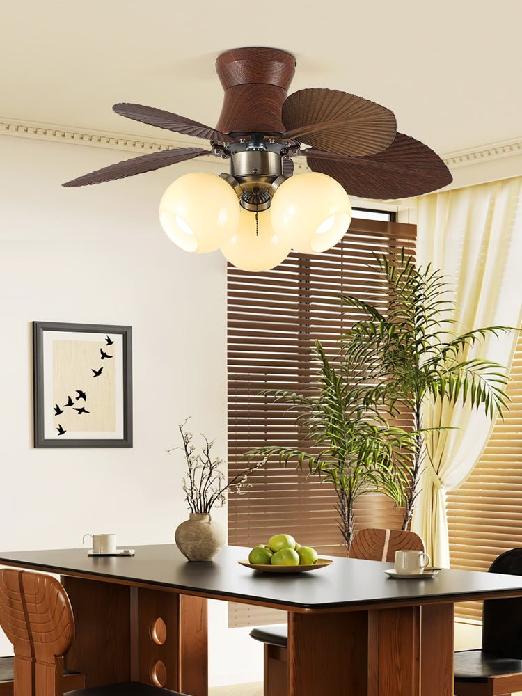 Tropi Plafonnier Ventilateur Élégant Lumineux