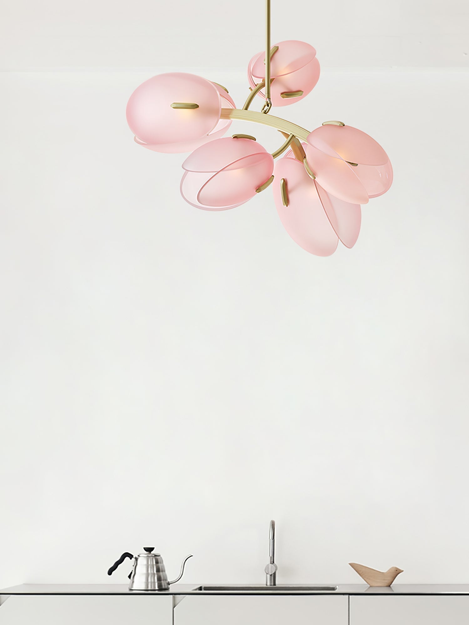 Blossom Contemporary Glass Chandelier - Blowlighting