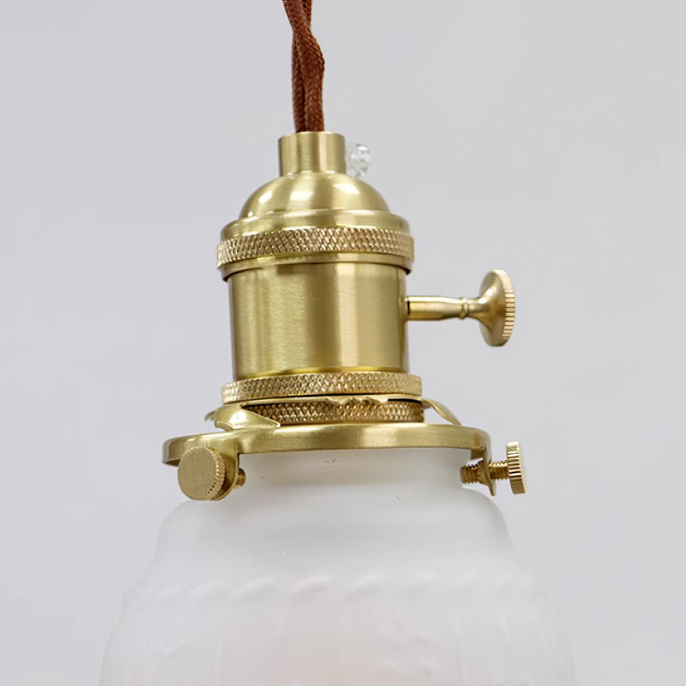 Tulips Pendant Lamp Glass Amber Organic - Letslighting