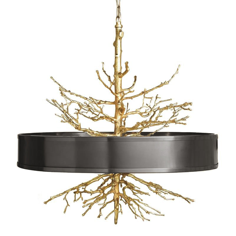 Arvele Individual Creativity Brass Metal Chandelier - Lamp Copper