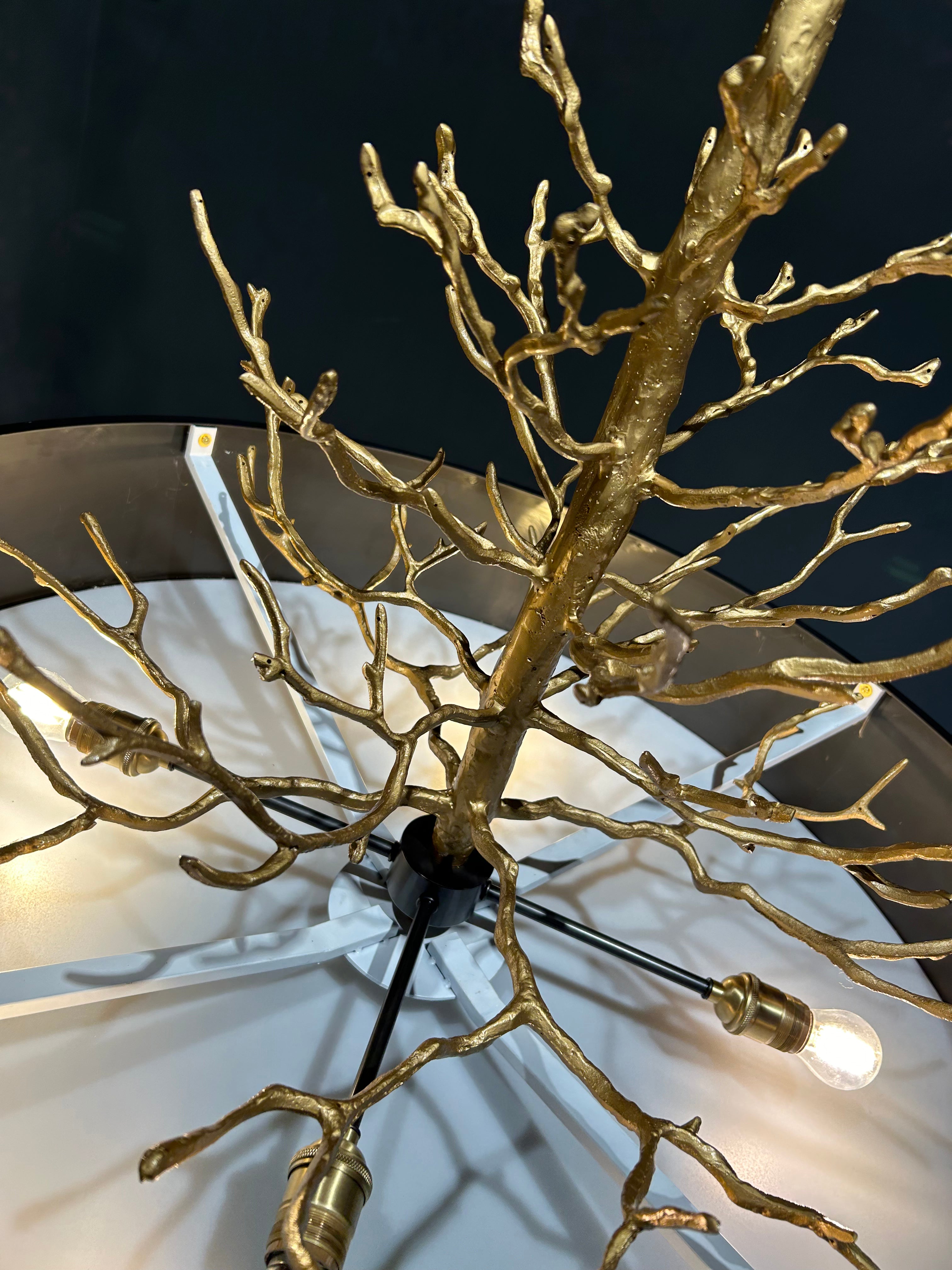 Arvele Individual Creativity Brass Metal Chandelier - Lamp Copper