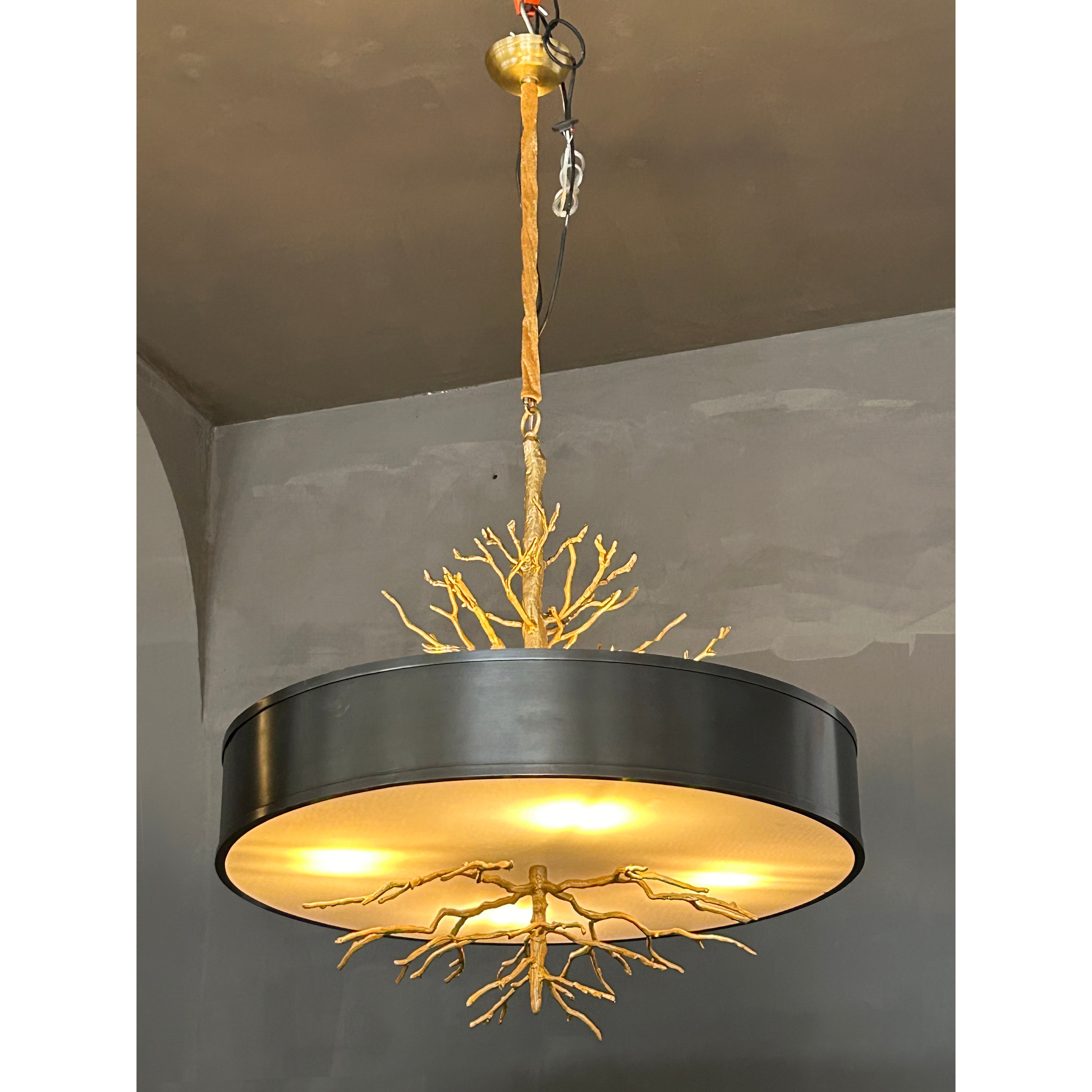 Arvele Individual Creativity Brass Metal Chandelier - Lamp Copper