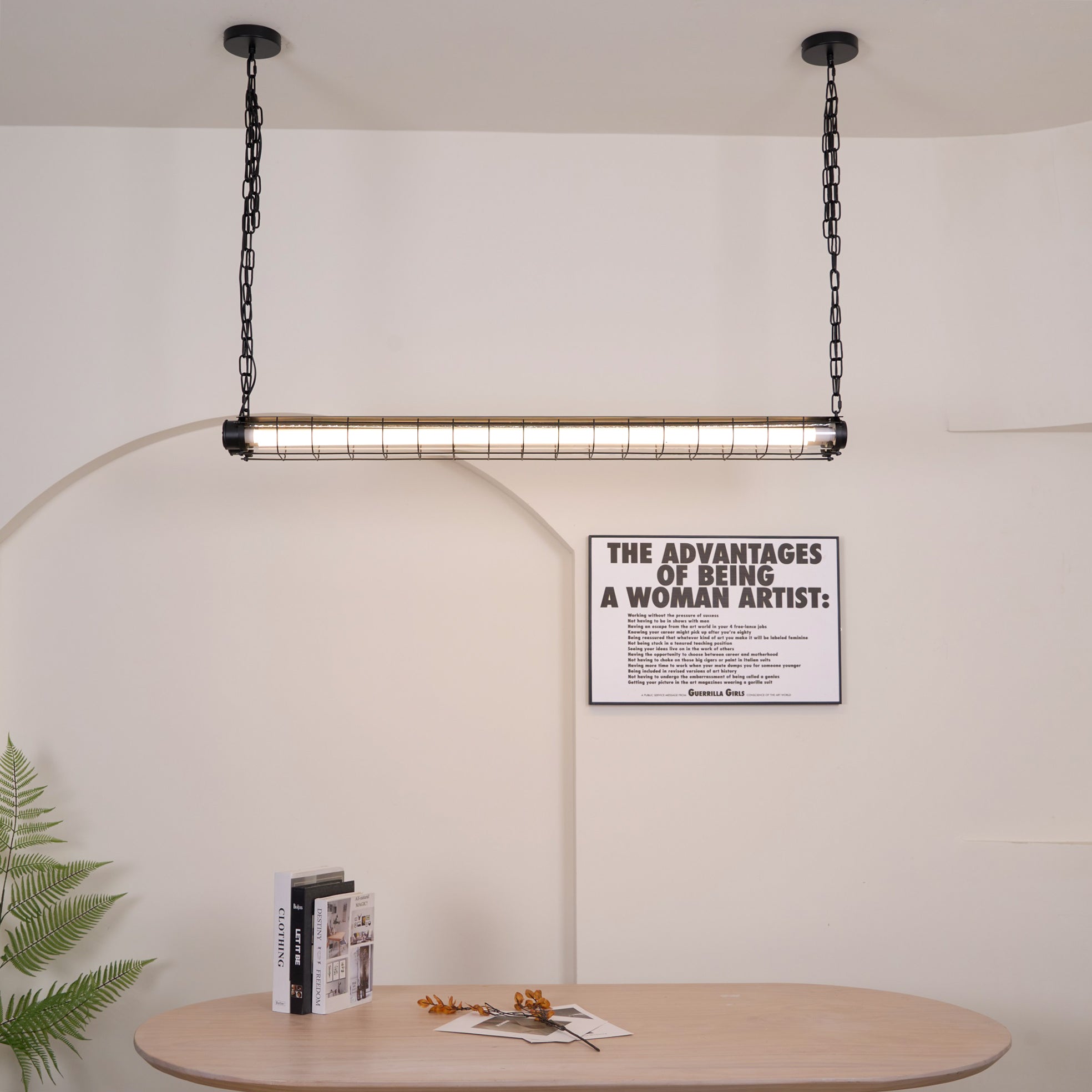 Arsorisra Industrial Linear Pendant Light - Letslighting