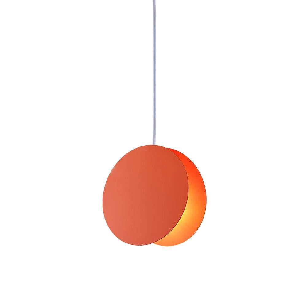Valentina Ronde LED Suspension Blanc Rose Métal Blanc Salon Chambre