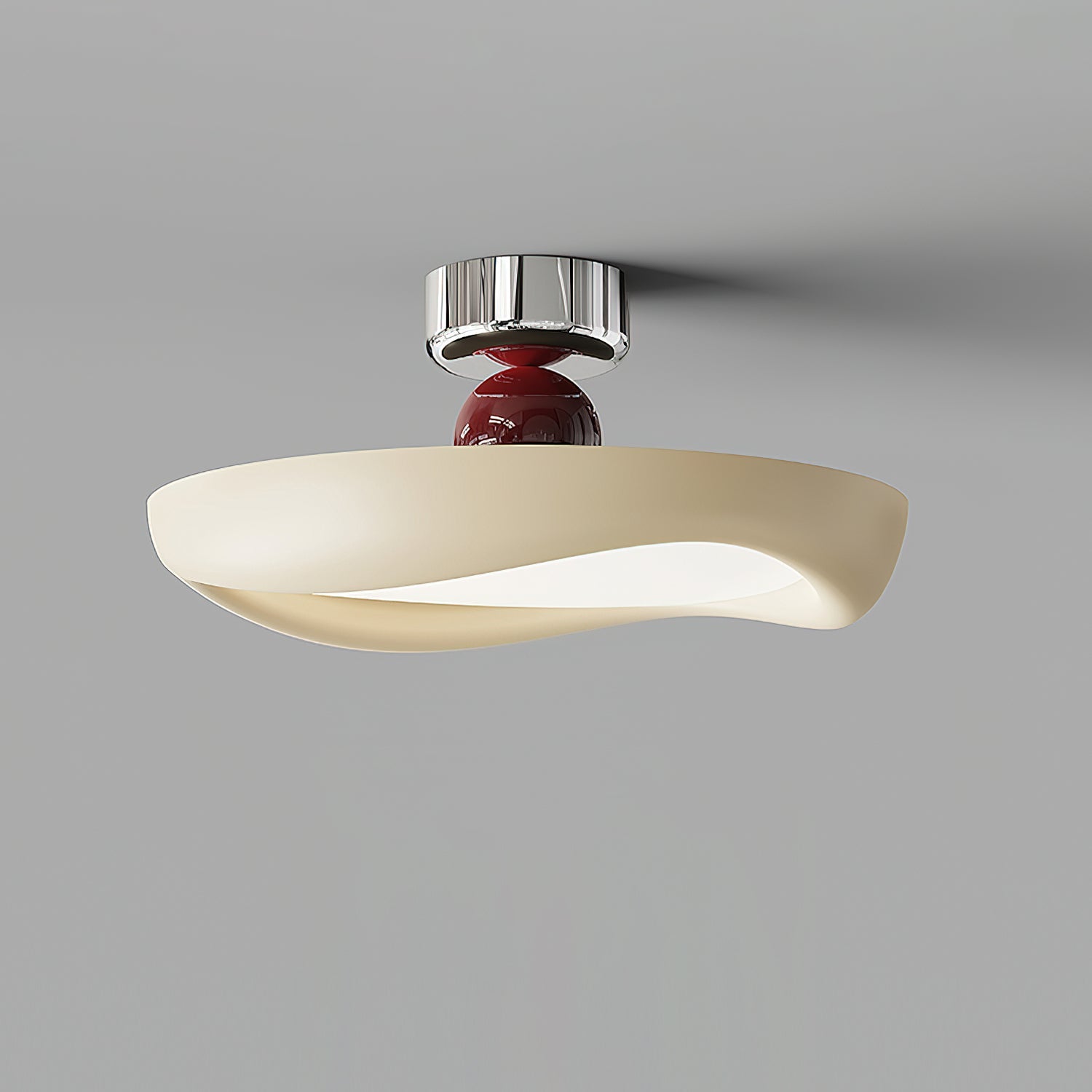 Valeno Moderne Acrylique Fer Plafonnier Lampe