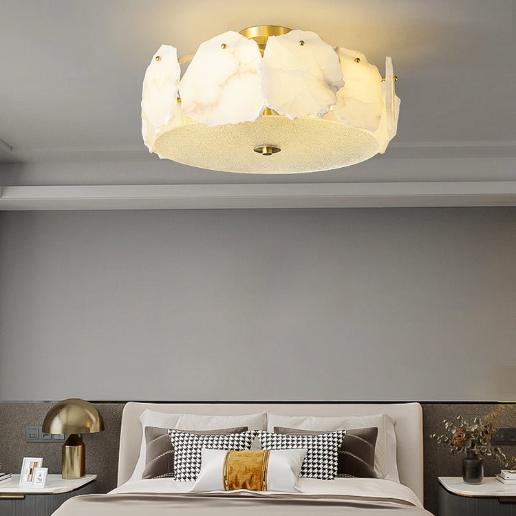 Amara Alabaster Flush Mount Ceiling Light - Letslighting
