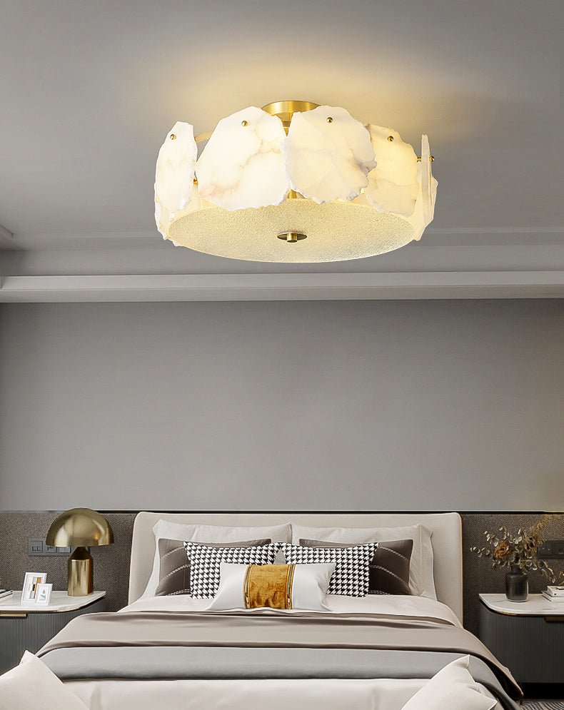 Amara Alabaster Flush Mount Ceiling Light - Letslighting