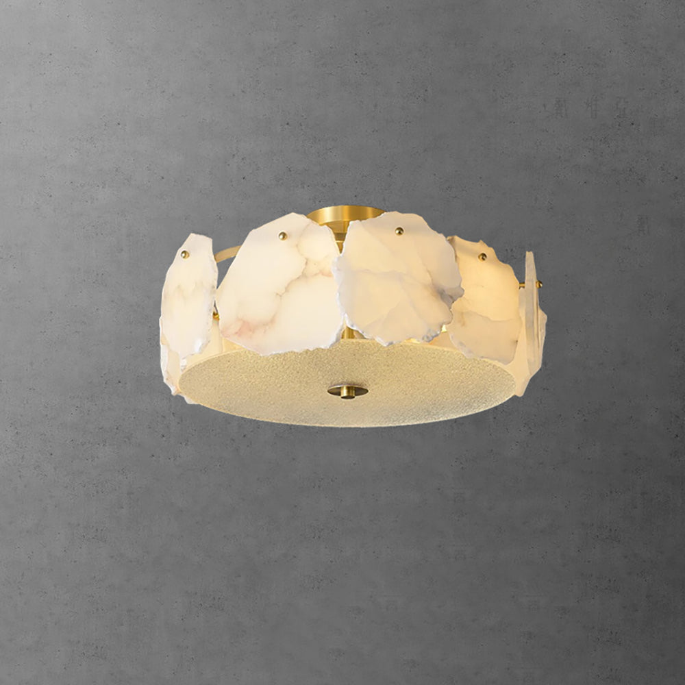 Amara Alabaster Flush Mount Ceiling Light - Letslighting