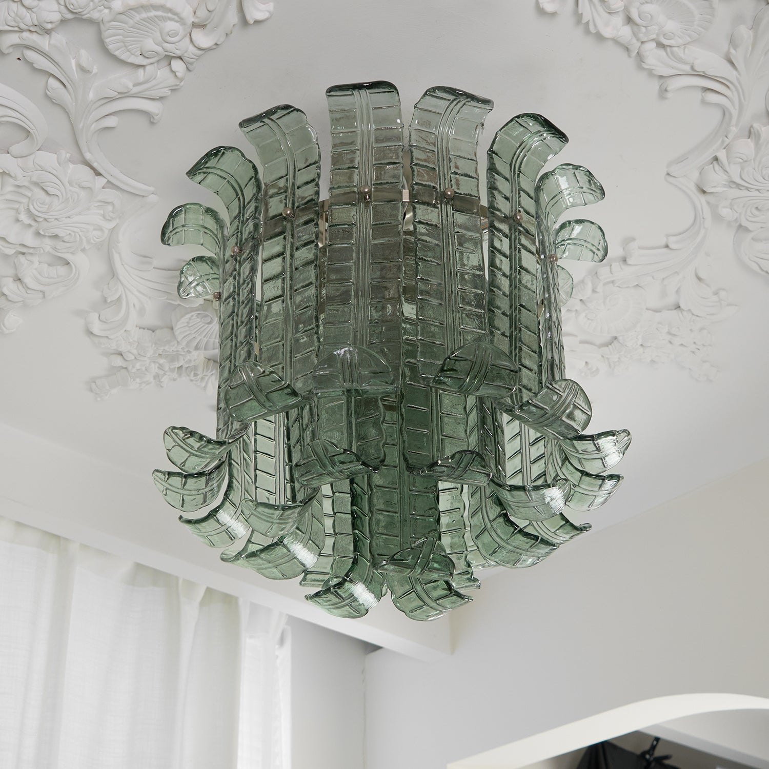 Aurora Ceiling Lamp Murano Glass Petal Vintage - Blowlighting