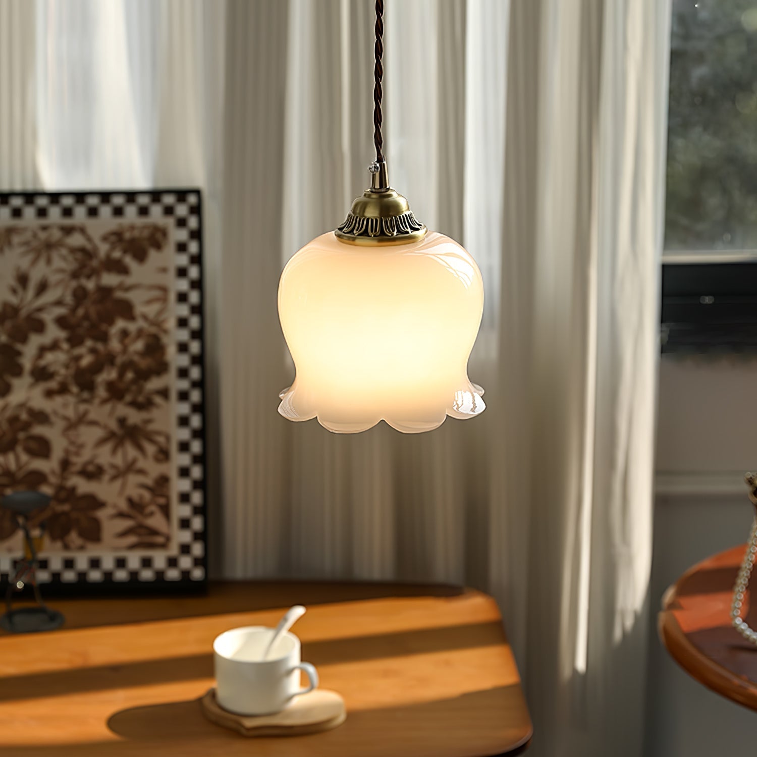 Valley flower Pendant Swag Lamp - Blowlighting