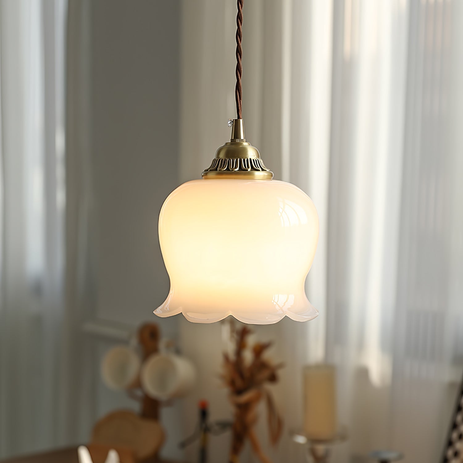 Valley flower Pendant Swag Lamp - Blowlighting
