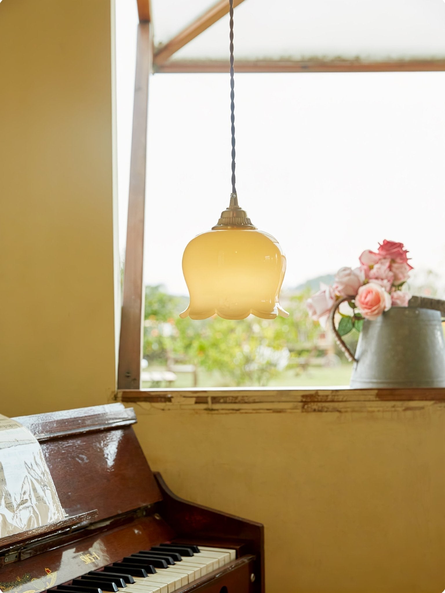 Valley flower Pendant Swag Lamp - Blowlighting