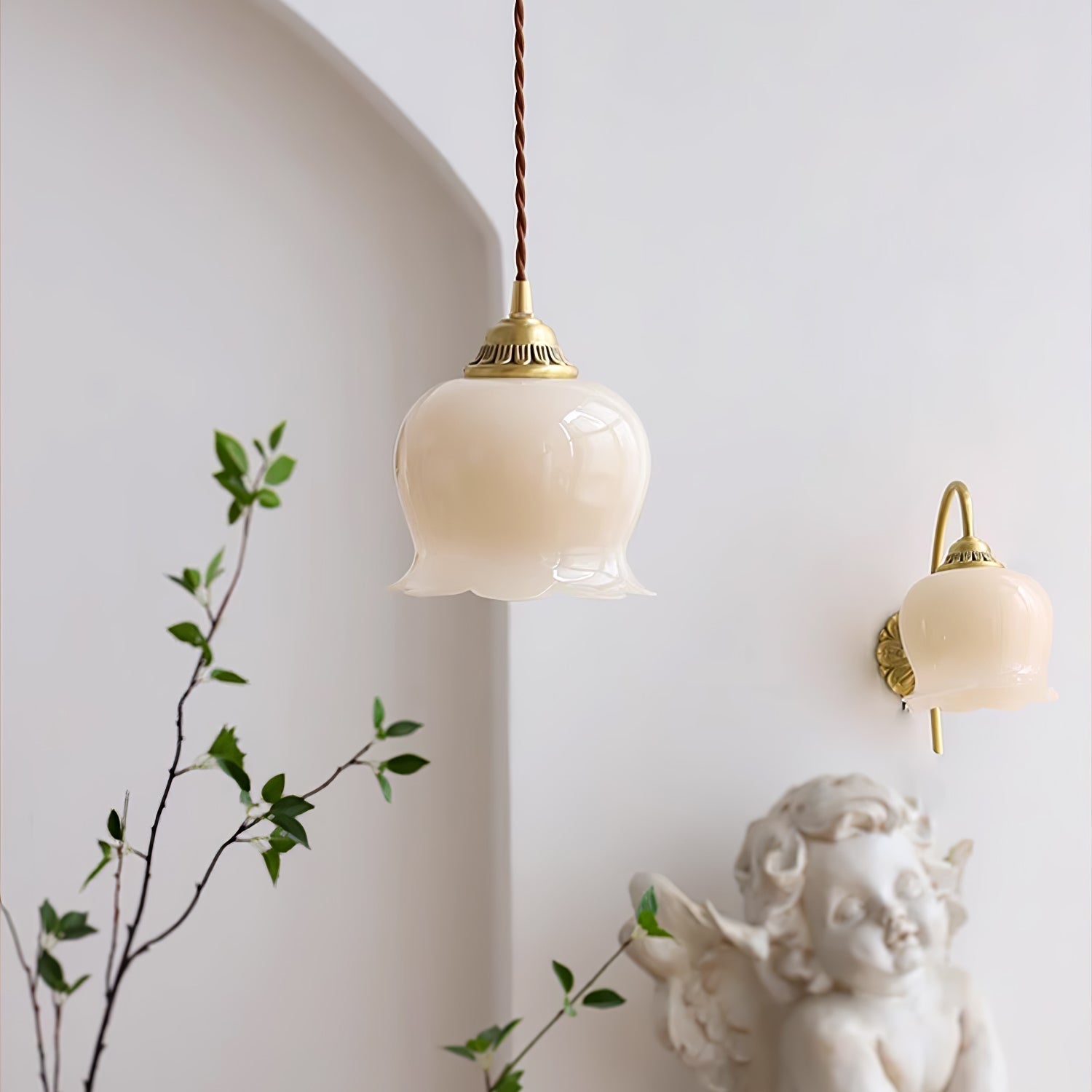 Valley flower Pendant Swag Lamp - Blowlighting
