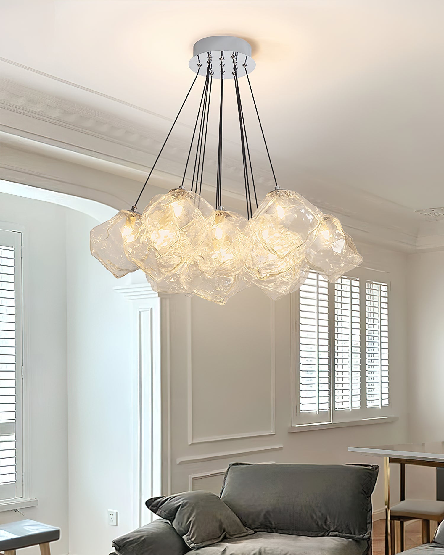 Aurora Chandelier Ice Sparkling - Blowlighting