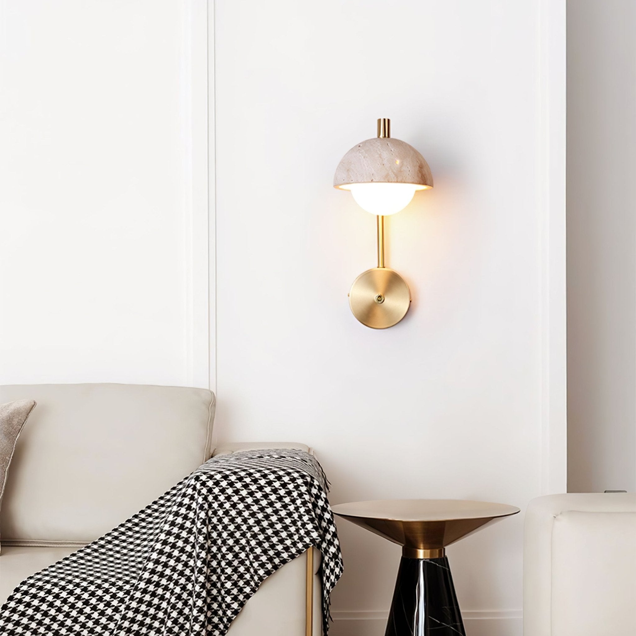 Ormaren Travertine Wall Light - Blowlighting