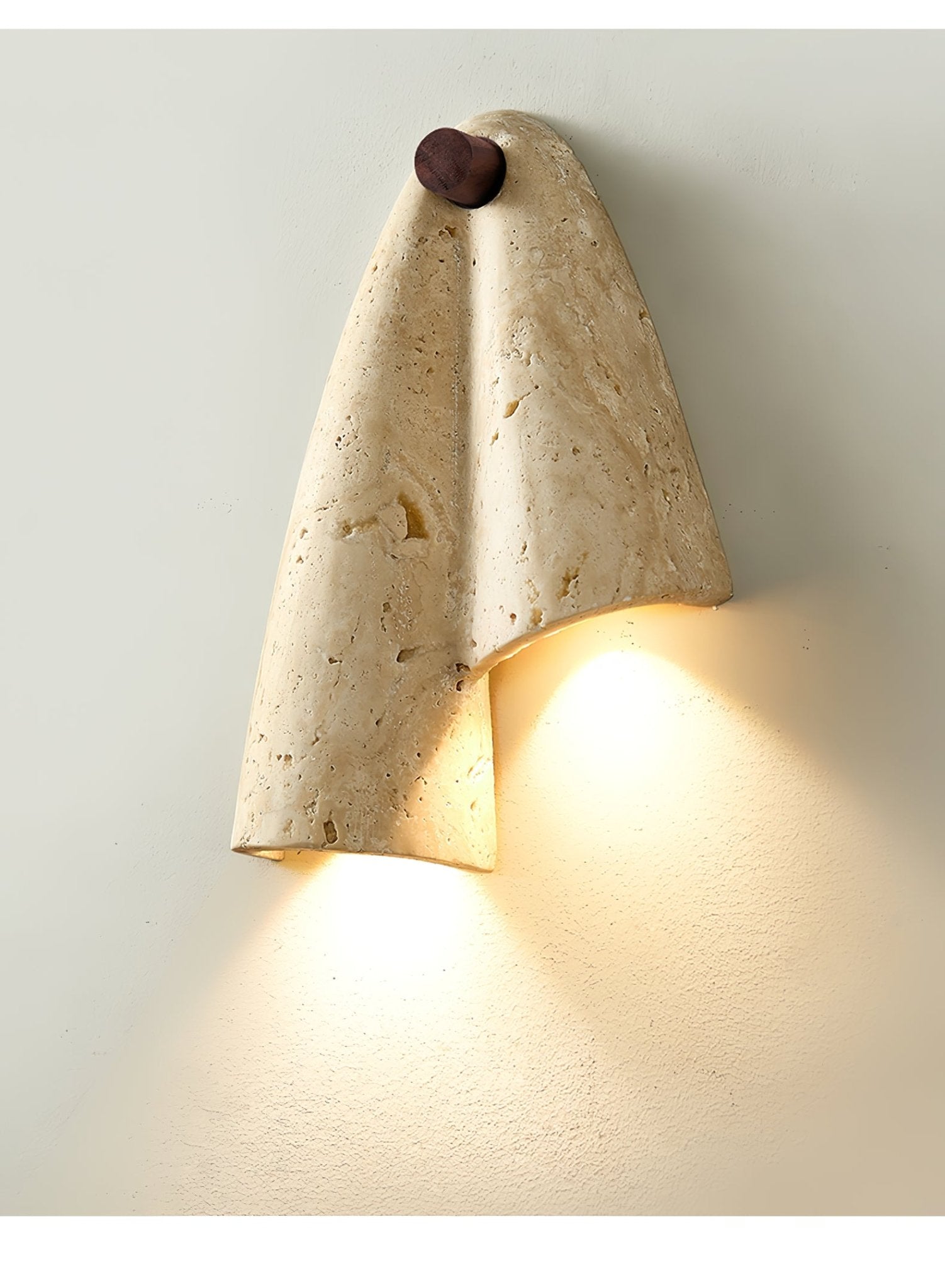 Artistic Travertine Wall Light - Letslighting