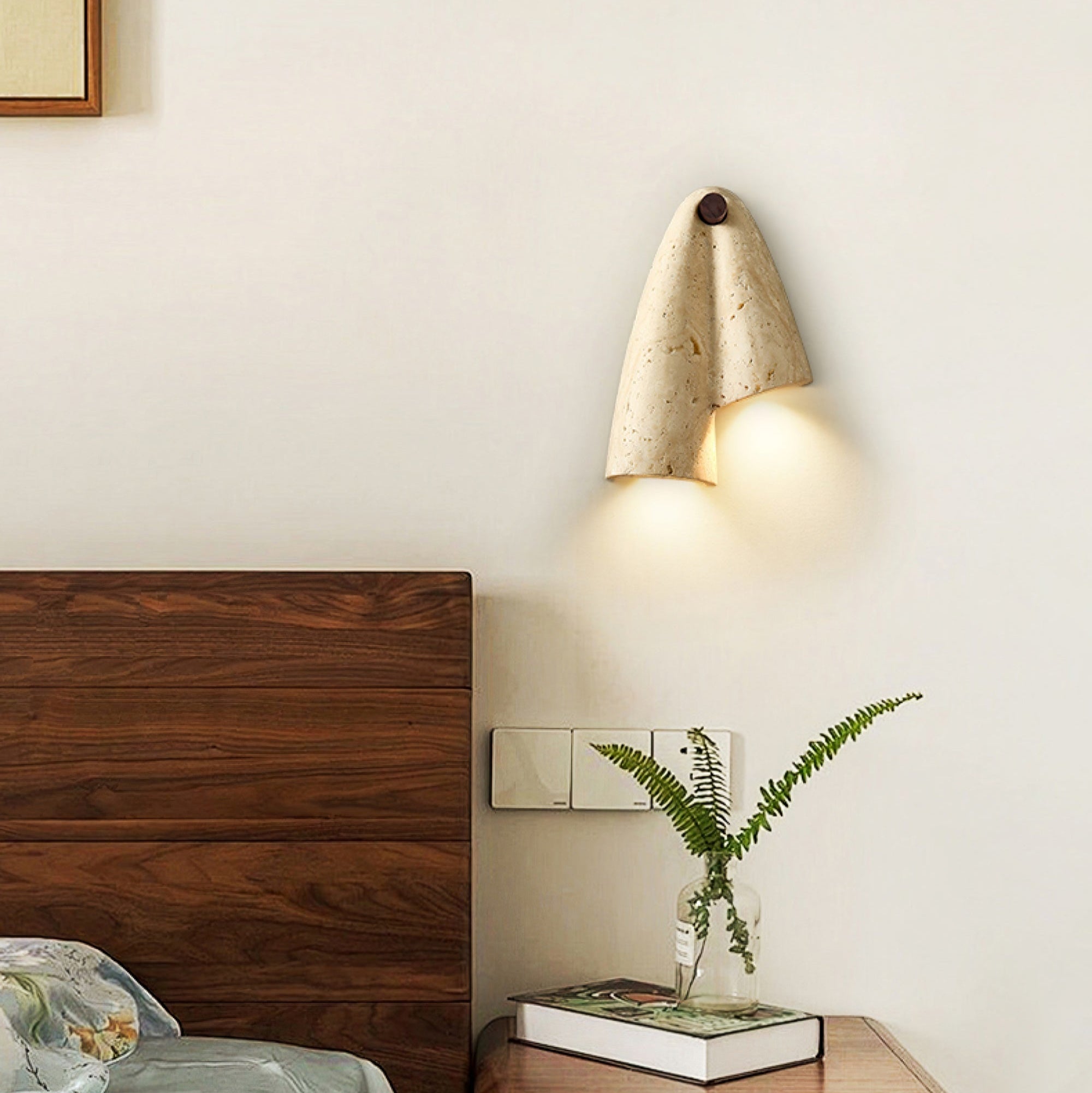 Artistic Travertine Wall Light - Letslighting