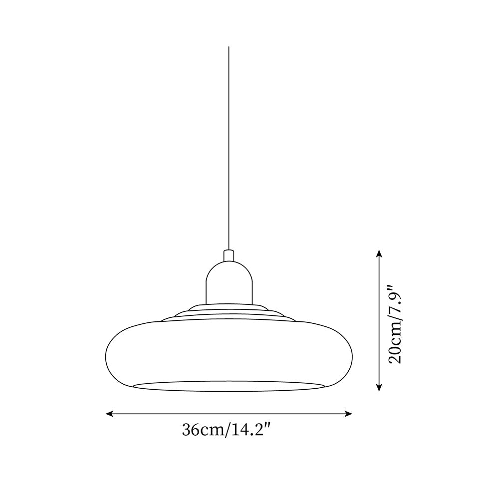 Verko Pendant Lamp Disc Bold - Letslighting